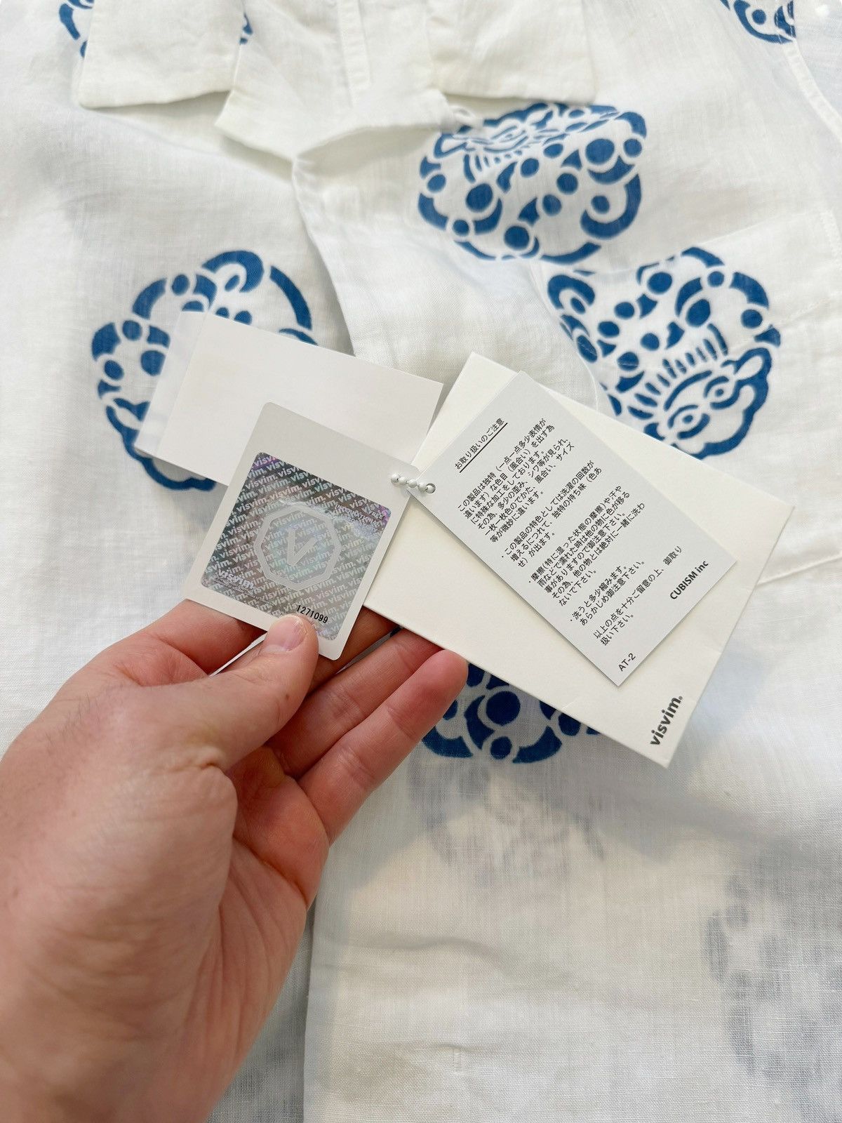 Visvim Sz3 Little Cloud Free Edge S/S Shirt Size US L / EU 52-54 / 3 - 9 Thumbnail