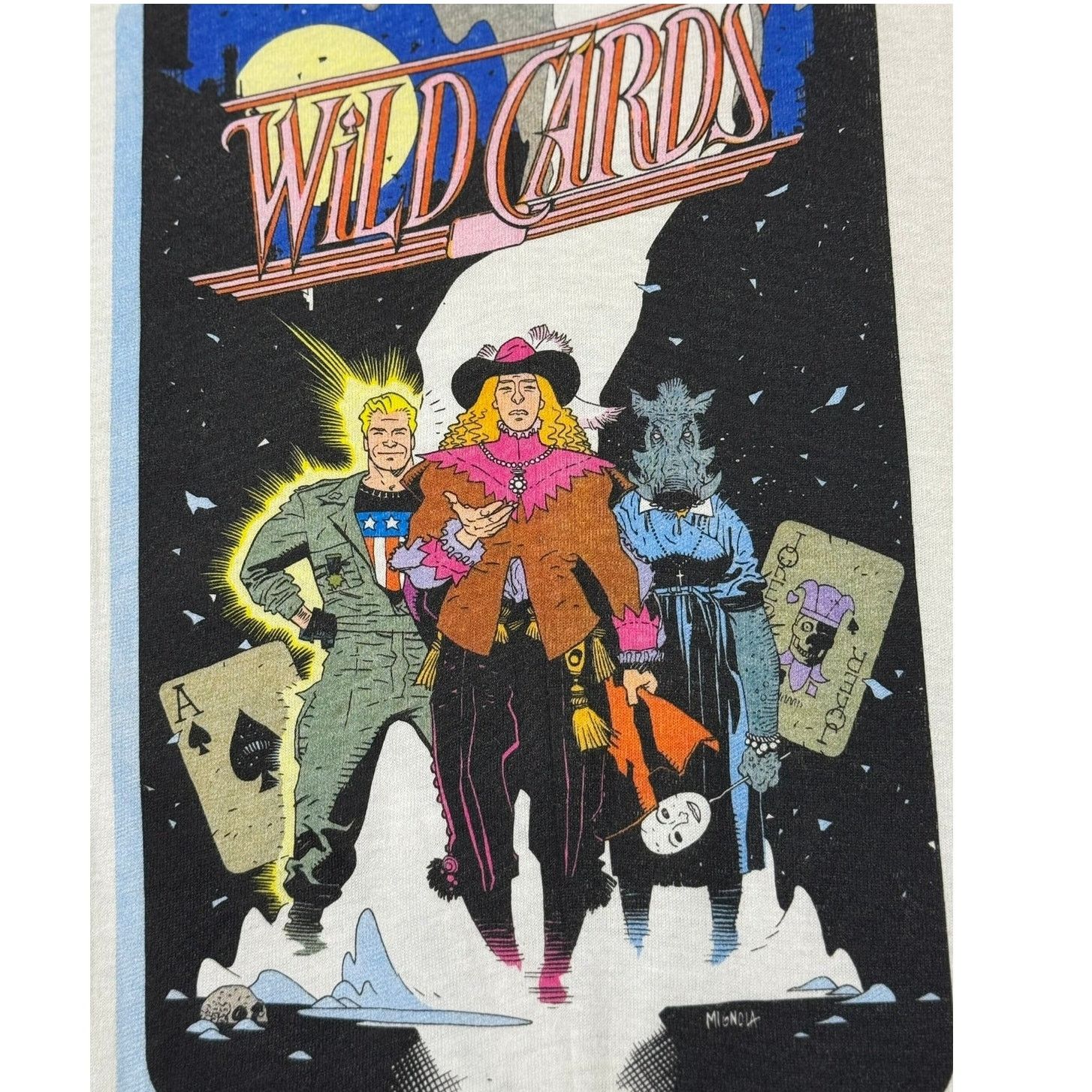 Other Vintage 1990 Wild Cards T‑Shirt XL Single Stitch Comics Size US XL / EU 56 / 4 - 6 Thumbnail