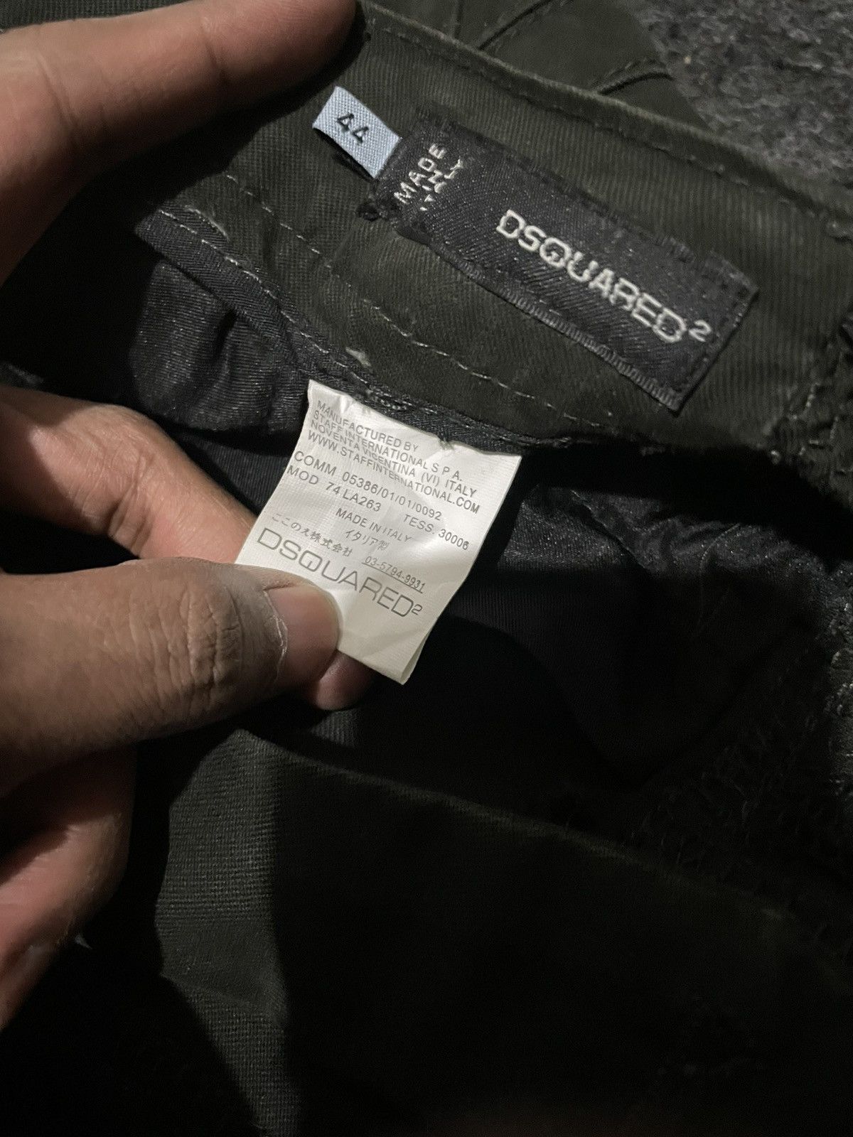 Dsquared2 × If Six Was Nine × Le Grande Bleu (L.G.B.) Dsquared2 Rib on waist bikers pants Size US 30 / EU 46 - 6 Thumbnail