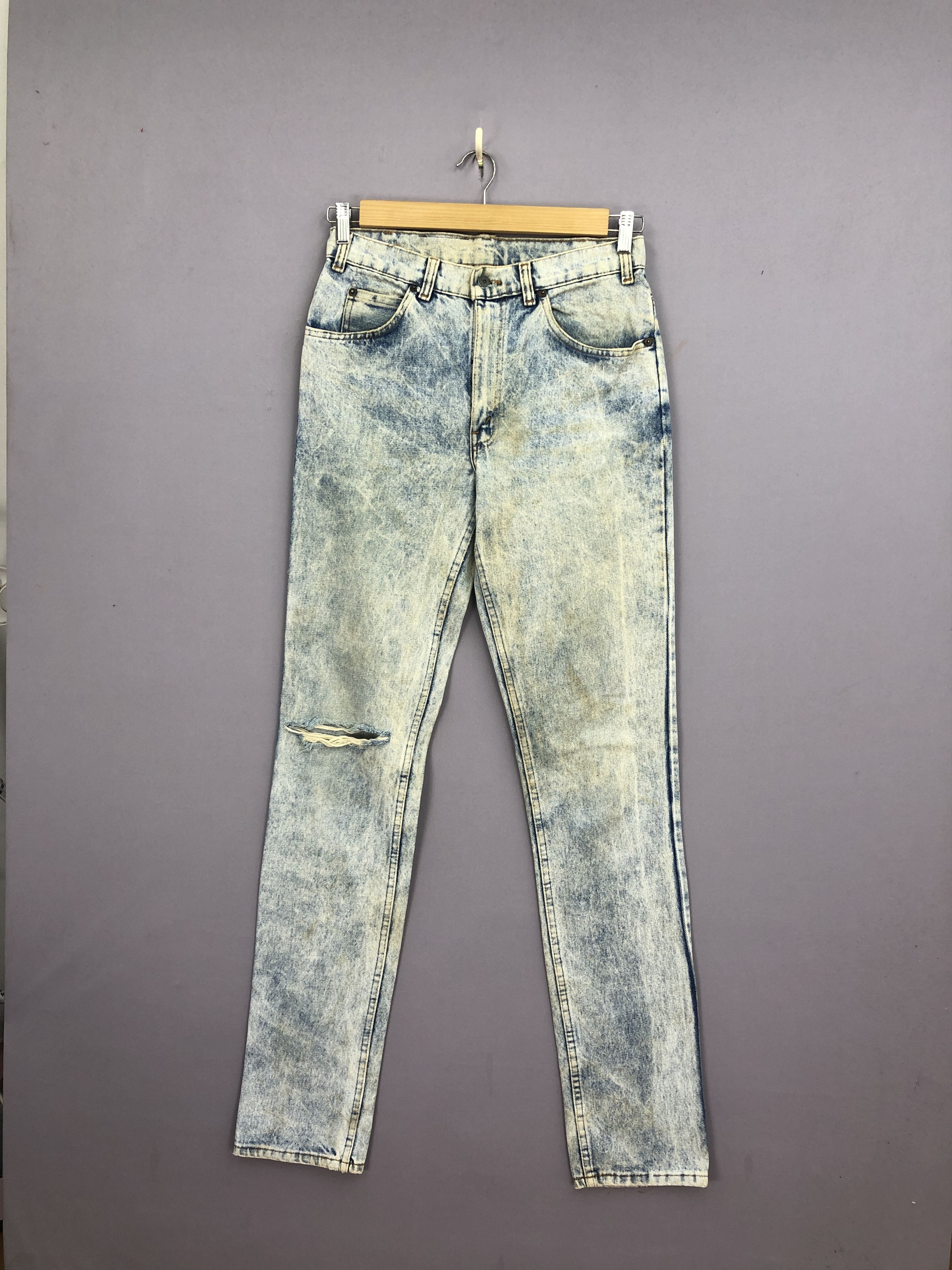 Levi's Vintage 90s Levis Acid Wash Jeans Levi's 631 Sunfaded Denim Size US 30 / EU 46 - 1 Thumbnail