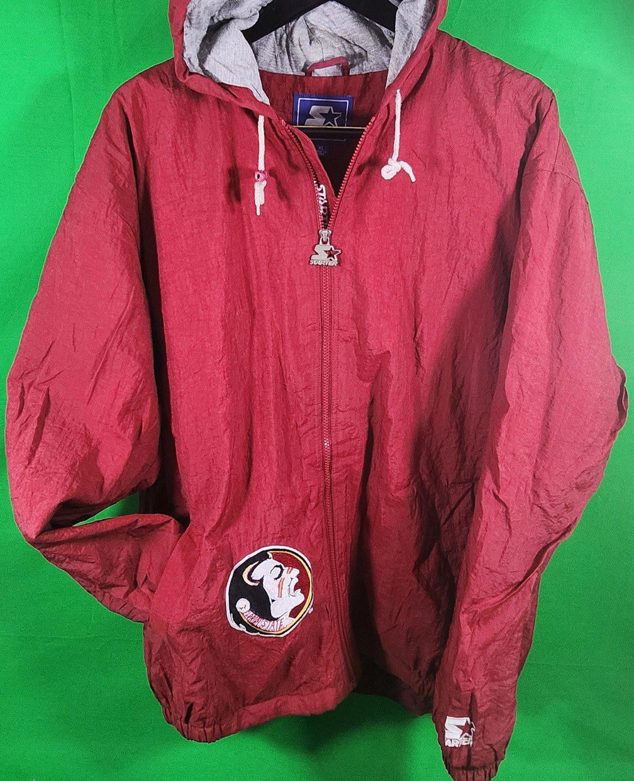 Vintage Vintage Starter Florida State Seminoles Hooded Jacket Size US XL / EU 56 / 4 - 5 Thumbnail