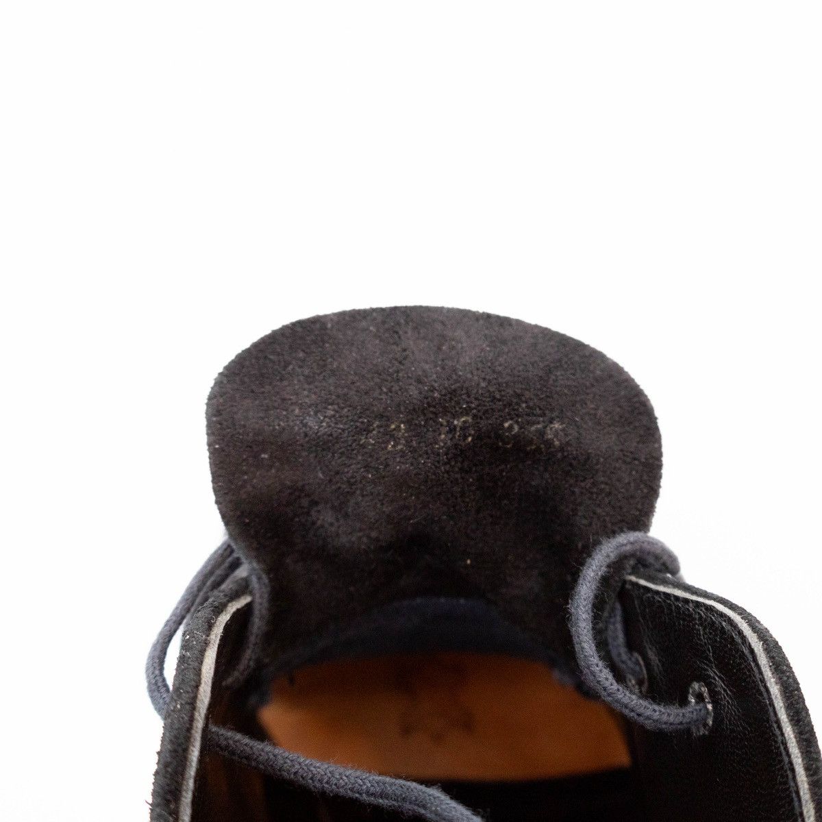 Kenzo × Vintage Kenzo Mens Black Suede Chukka Lace-up Square Toe Men Boots Size US 10 / EU 43 - 12 Thumbnail