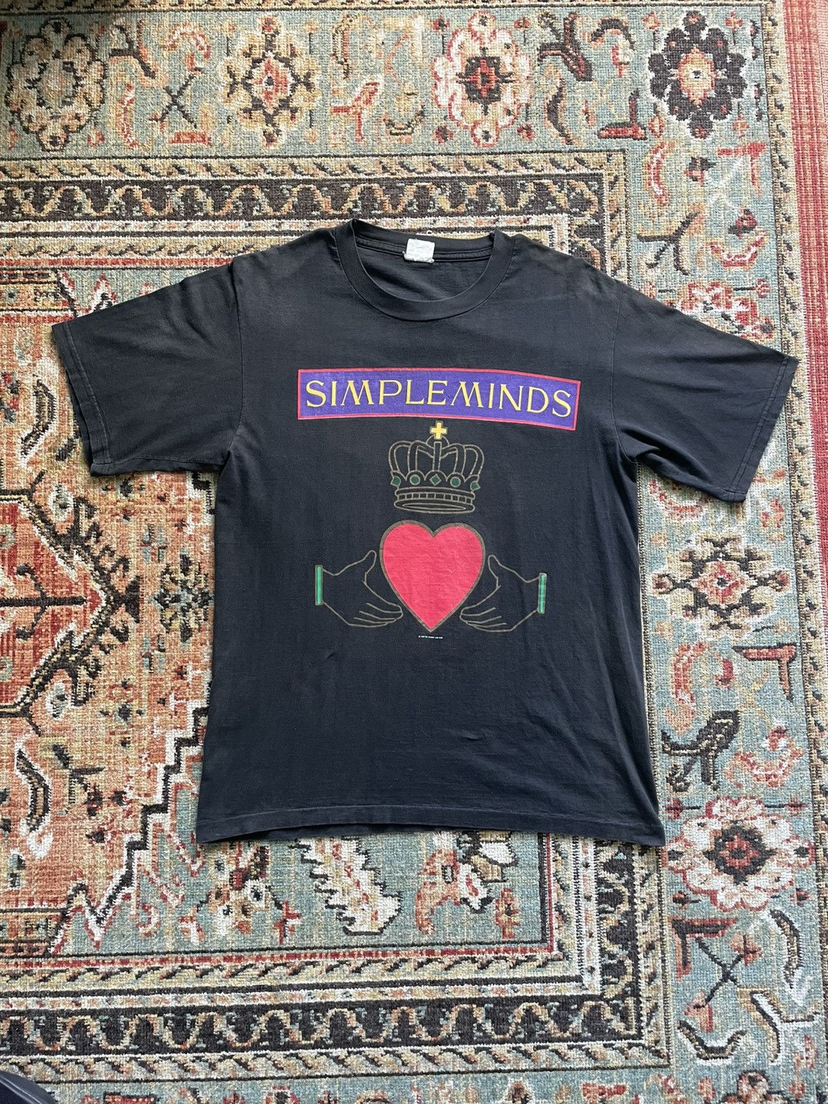Band Tees × Vintage 1989 Simple Minds European tour Single Stitch graphic shirt Size US L / EU 52-54 / 3 - 1 Thumbnail