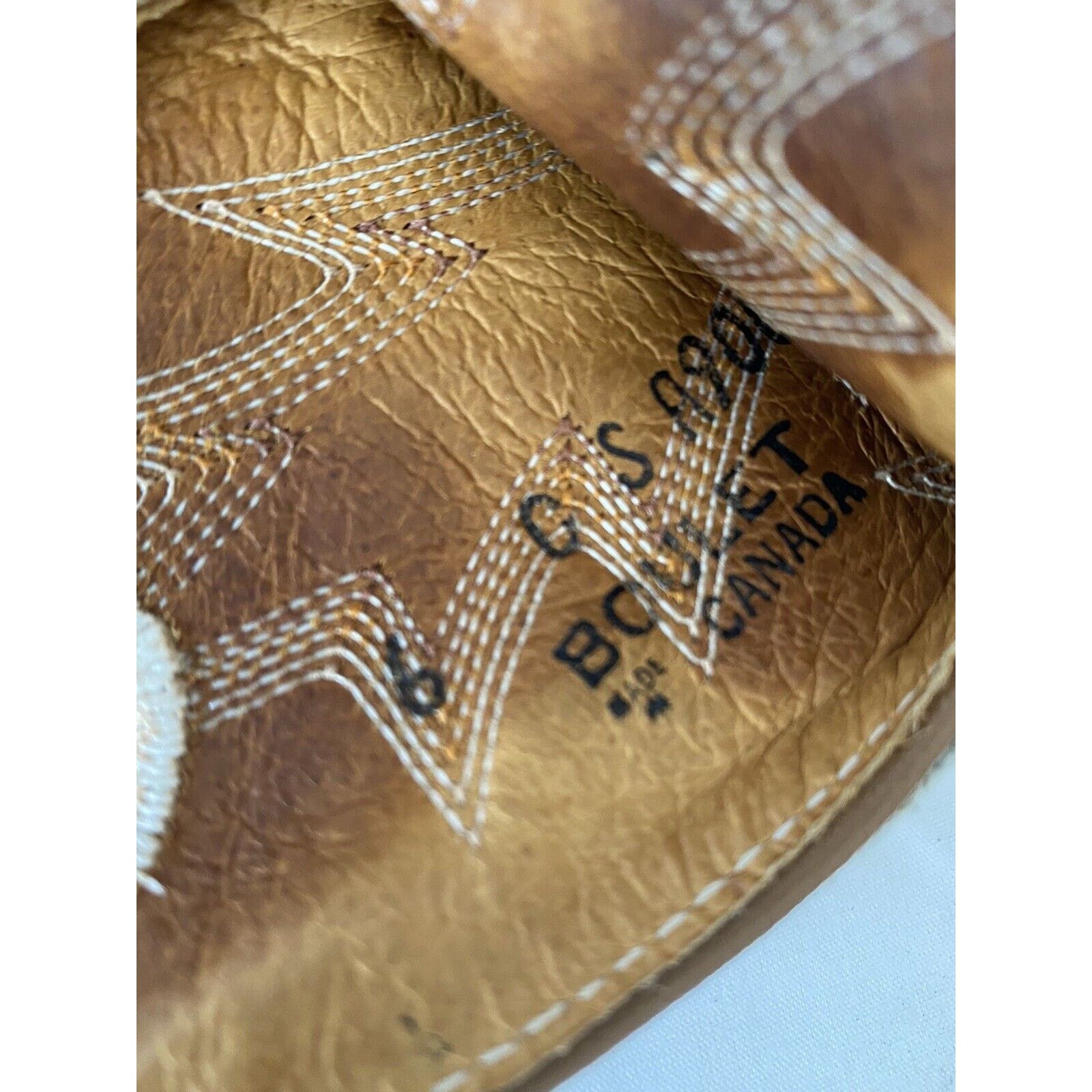 Boulet Boulet Hand Made/Tooled Cowgirl Square Toe Women's Size 6 Size US 7.5 / IT 37.5 - 13 Thumbnail