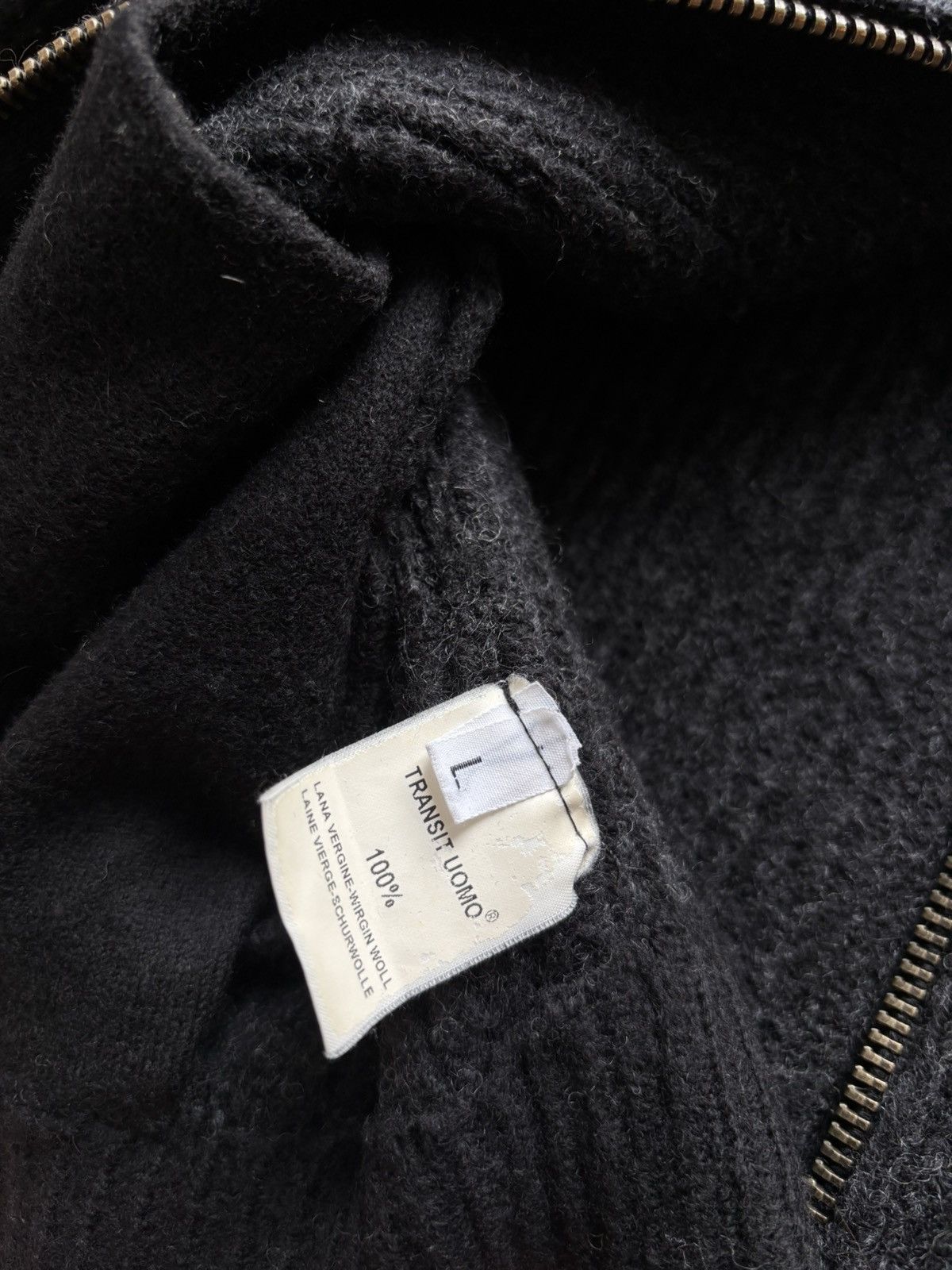 Transit Uomo Transit Uomo Full Zip Lana Wool Sweater Size US S / EU 44-46 / 1 - 14 Thumbnail
