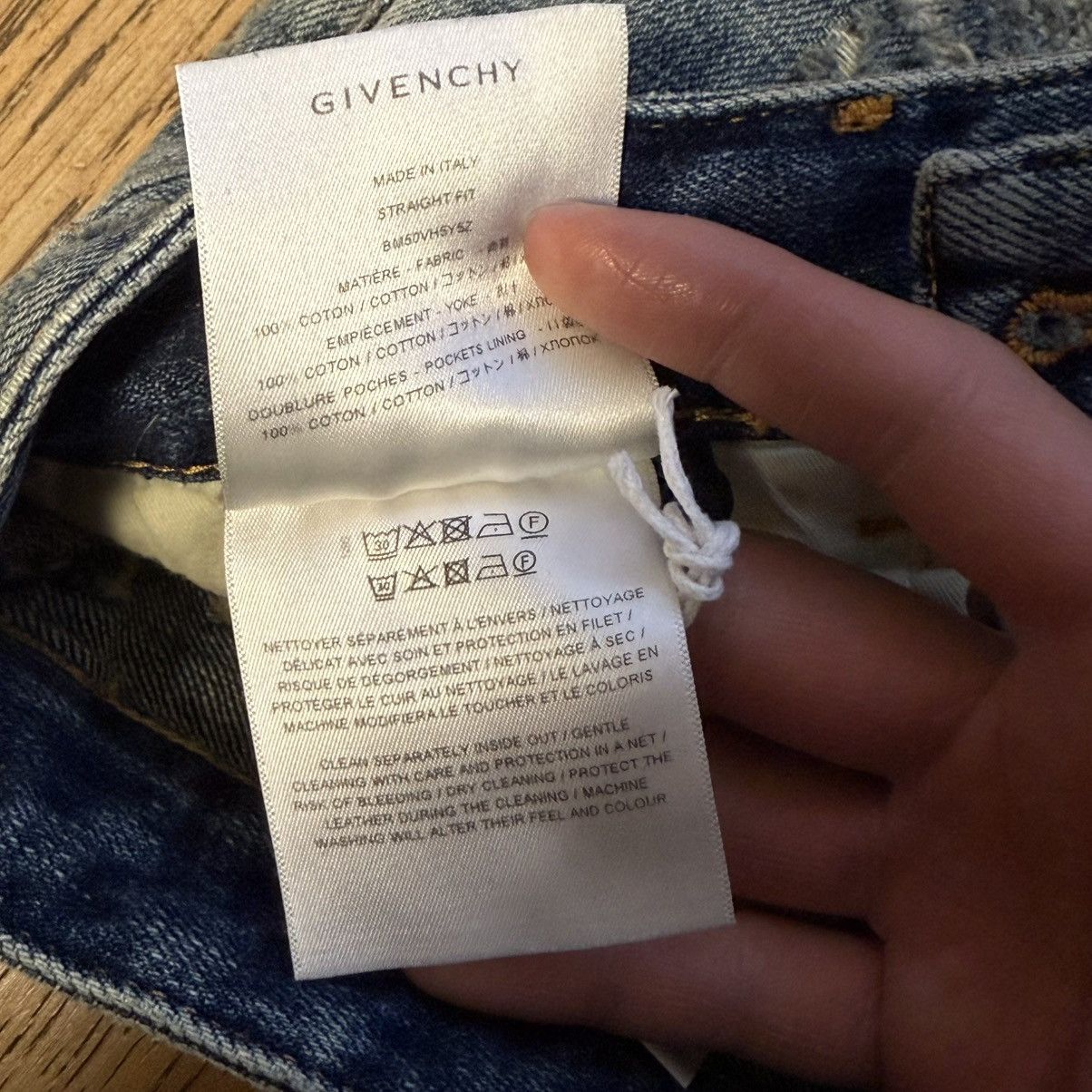 Givenchy Givenchy boro distressed jeans Size US 31 - 12 Thumbnail