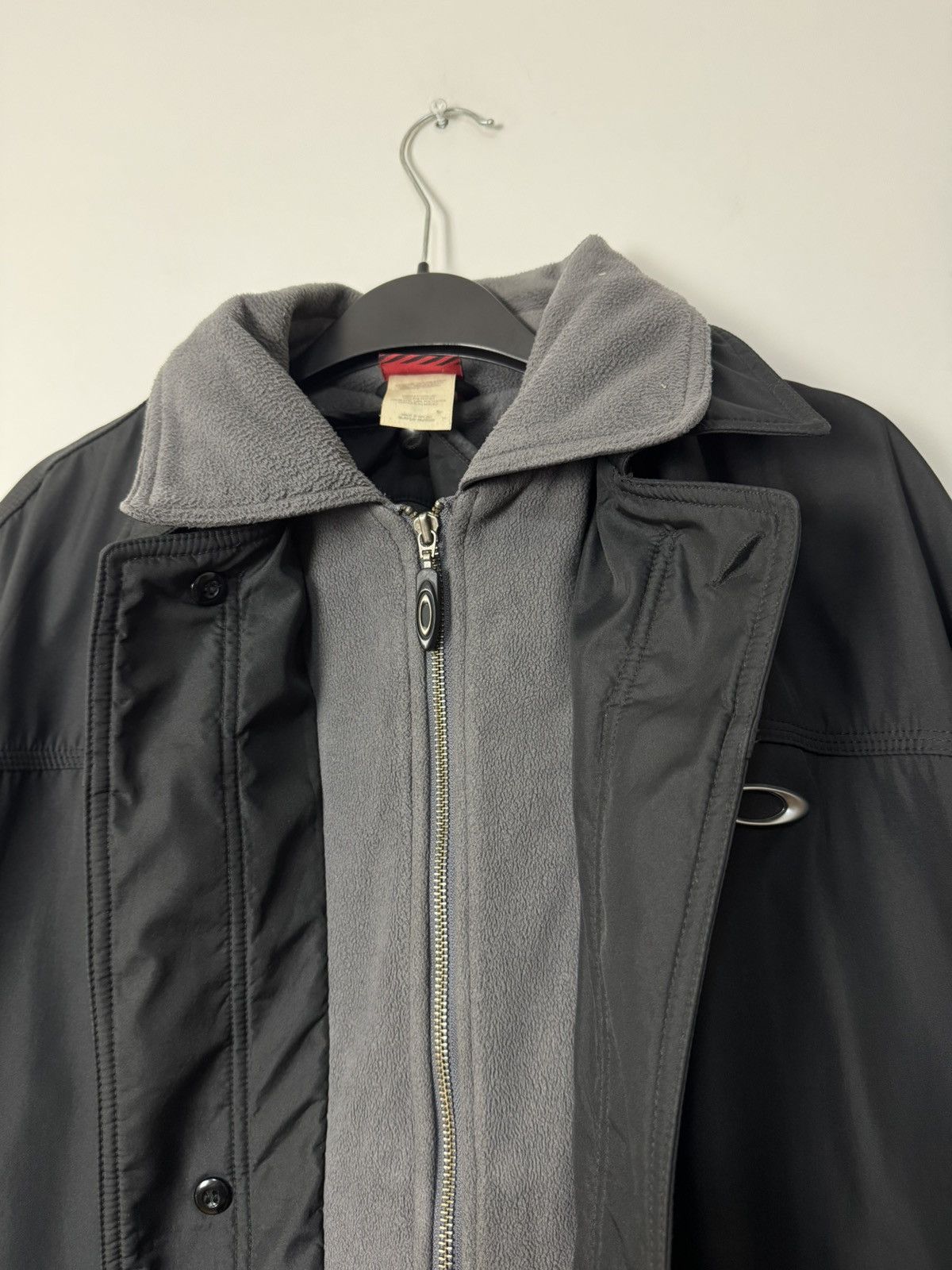 Oakley Vintage 90s Oakley Neylon Jacket Fleece Vest Metal Logo Size US L / EU 52-54 / 3 - 5 Thumbnail