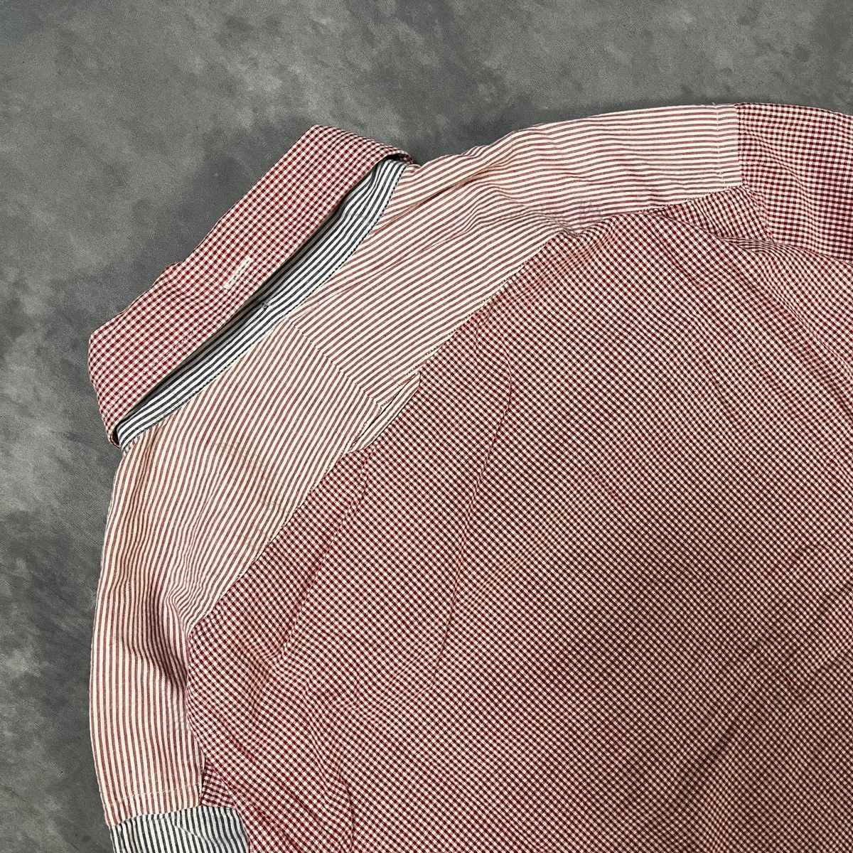 Thom Browne Thom Browne Multi Color Button Down Casual Long Shirt Size US L / EU 52-54 / 3 - 9 Thumbnail