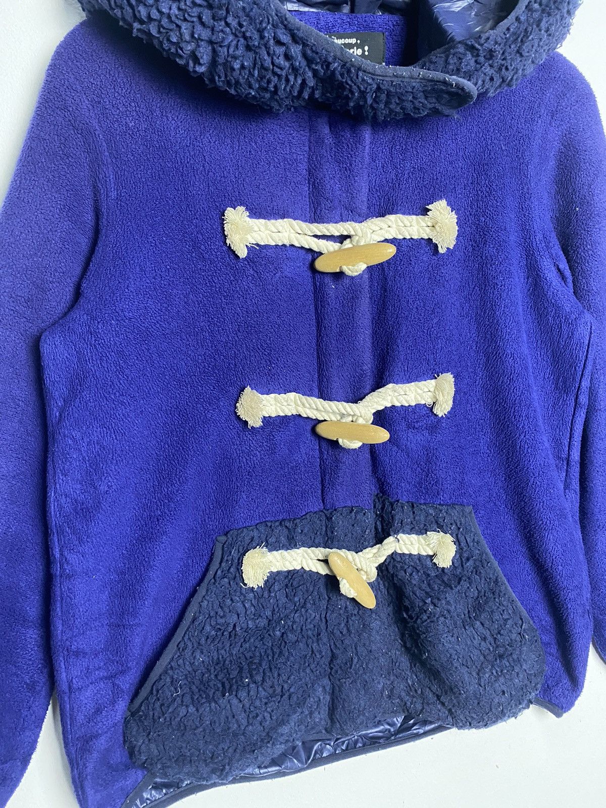 Issey Miyake × Vintage × mercibeaucoup Mercibeaucoup Issey Miyake Duffle Fleece Jacket Size M / US 6-8 / IT 42-44 - 6 Thumbnail