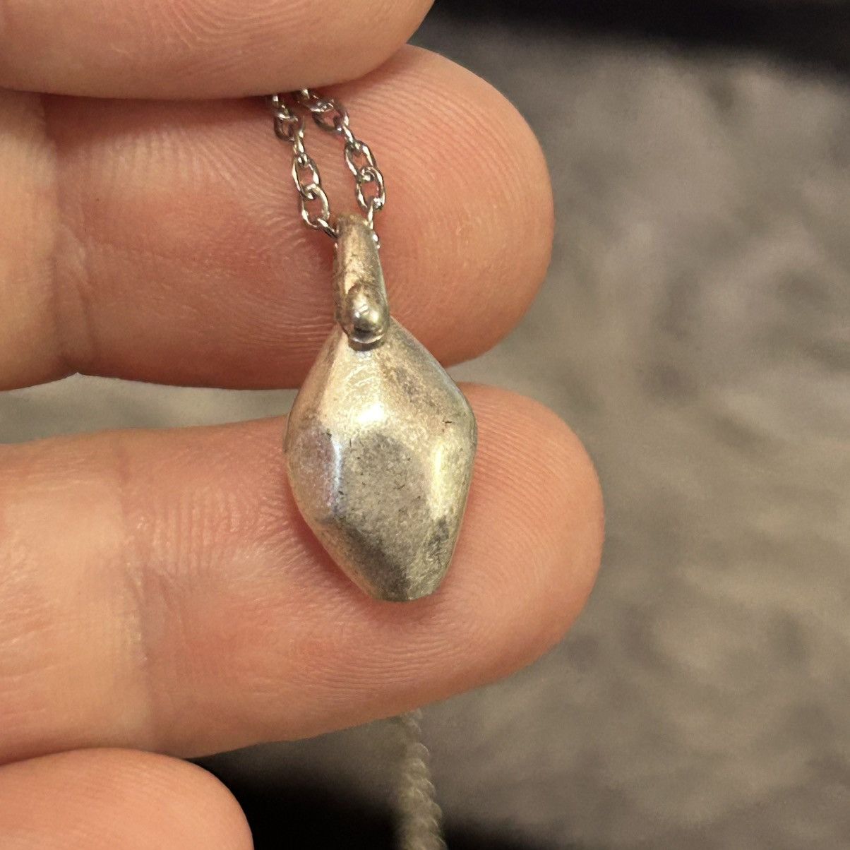 Handmade Handcrafted vintage Fossil pendant on chain necklace Size ONE SIZE - 5 Thumbnail