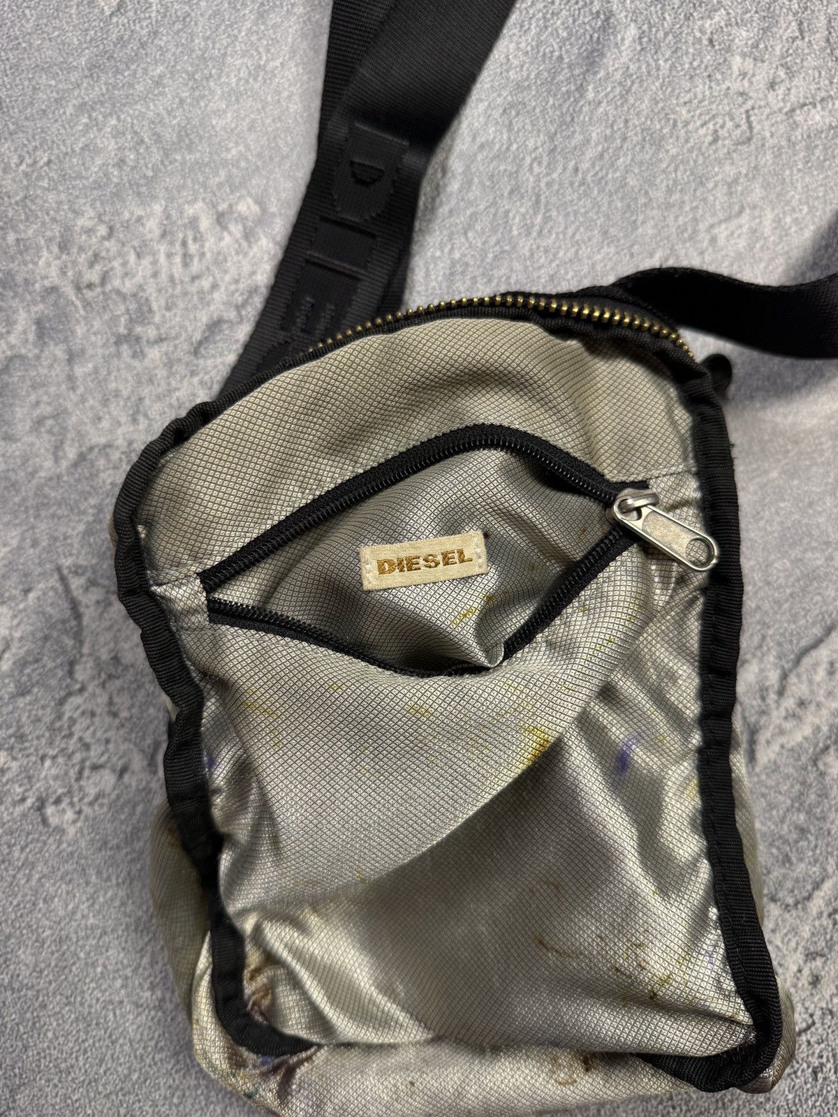 Diesel Vintage Diesel messenger sling bag multi pocket y2k Size ONE SIZE - 12 Thumbnail
