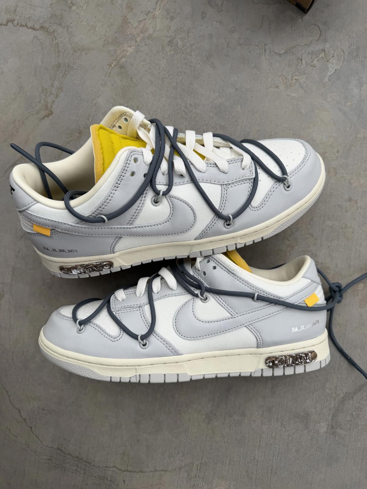 Nike Nike Dunk Low Off-White Lot 41 – Size 9 Men – New OG ALL Size US 9 / EU 42 - 2 Thumbnail