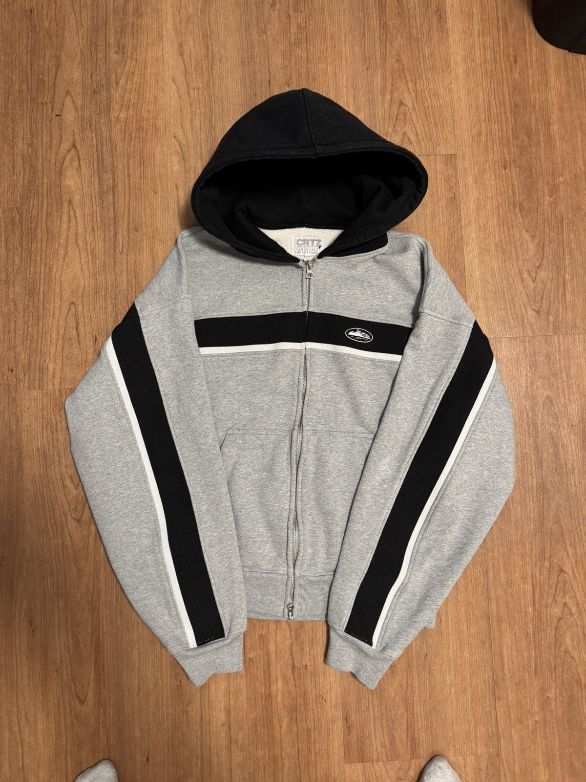 Corteiz CORTEIZ Ribbed Sporteiz Zip Up Hoodie | Grailed