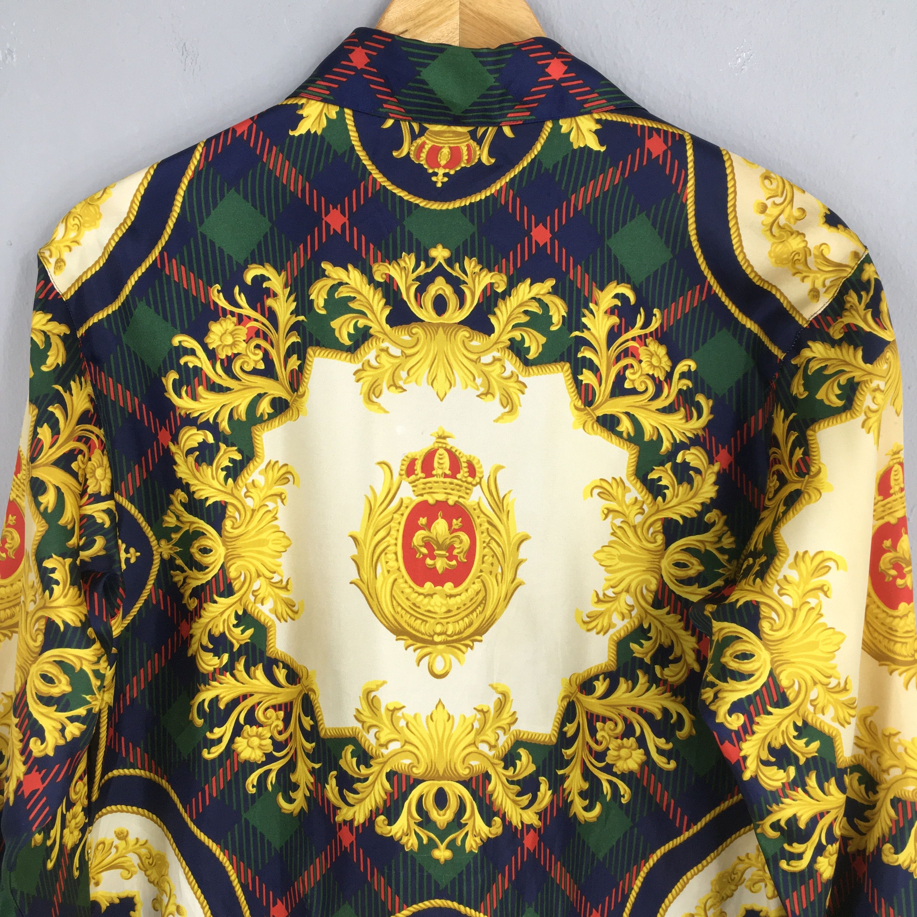 Other Vintage Novelty Baroque Crest Casual Shirt Medium Size US M / EU 48-50 / 2 - 8 Thumbnail