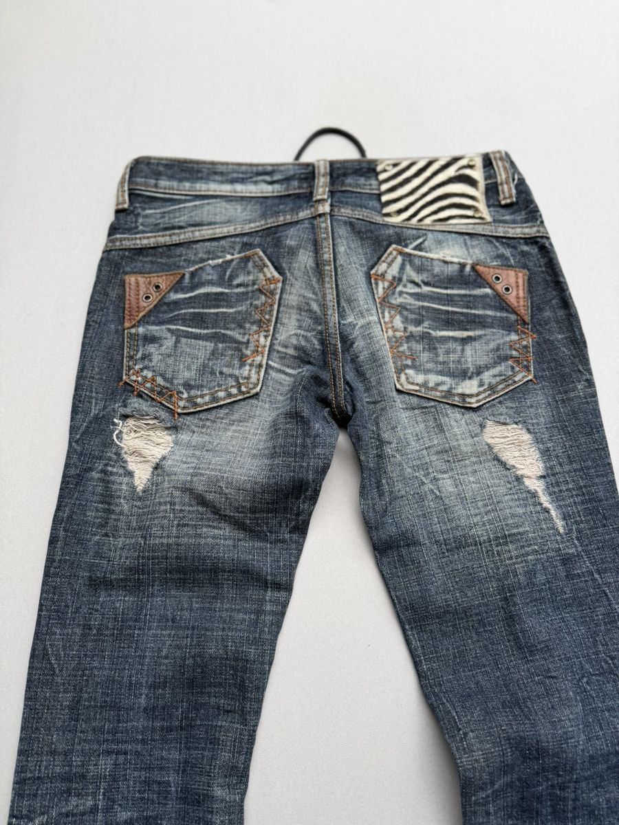 Japanese Brand Detroit lace up flare jeans Size US 26 / EU 42 - 6 Thumbnail