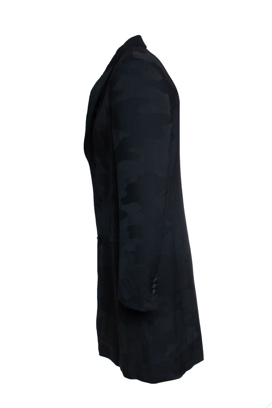 Neil Barrett Neil Barrett, black camo fitted slim blazer coat Size 50R - 4 Thumbnail