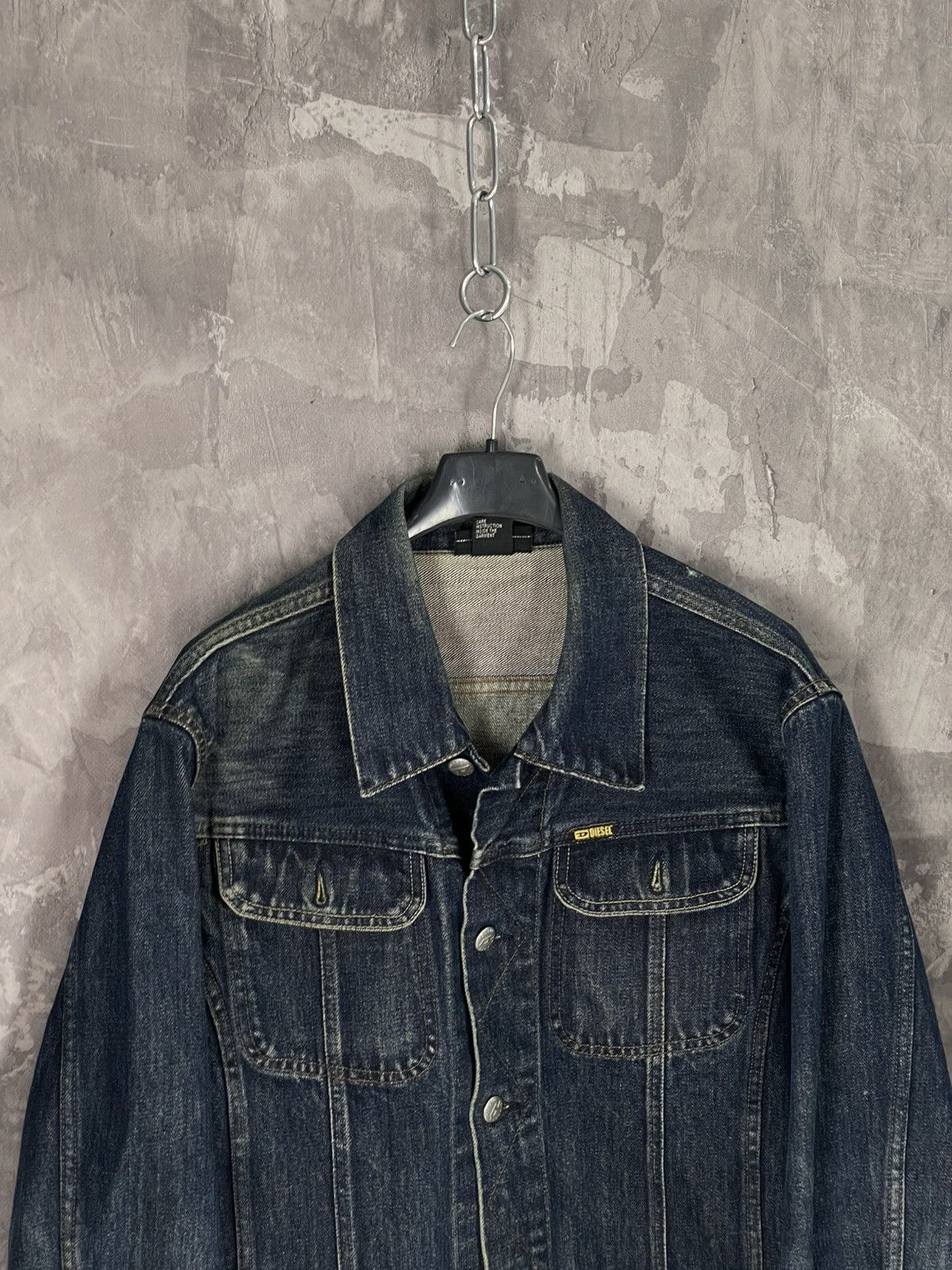 Diesel Diesel Vintage Washed Blue Denim Jeans Jacket Size M / US 6-8 / IT 42-44 - 7 Thumbnail