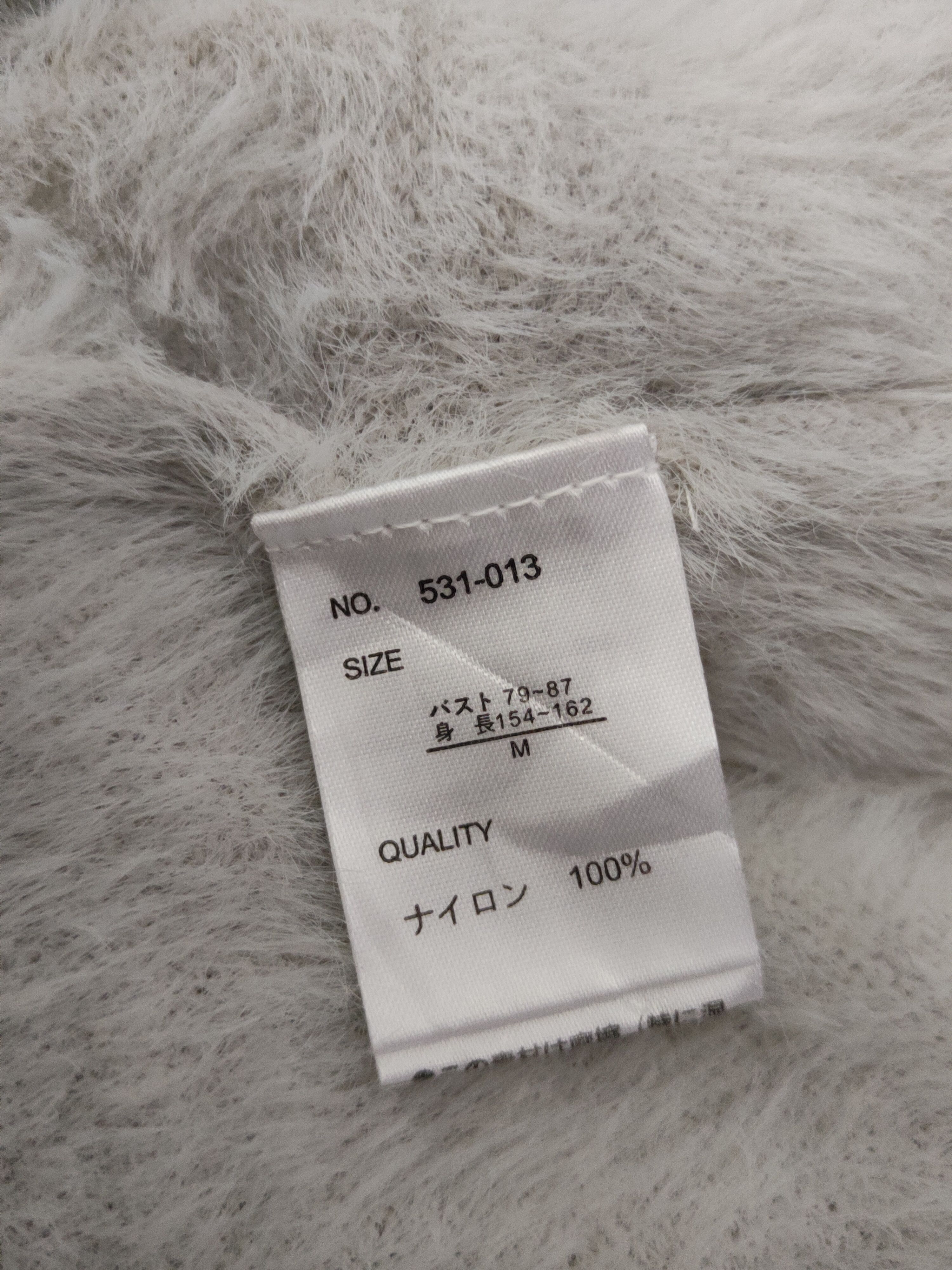 Japanese Brand Candy Holic Gray Shag Shaggy Fur Mohair Knitwear #W1632 Size M / US 6-8 / IT 42-44 - 12 Thumbnail