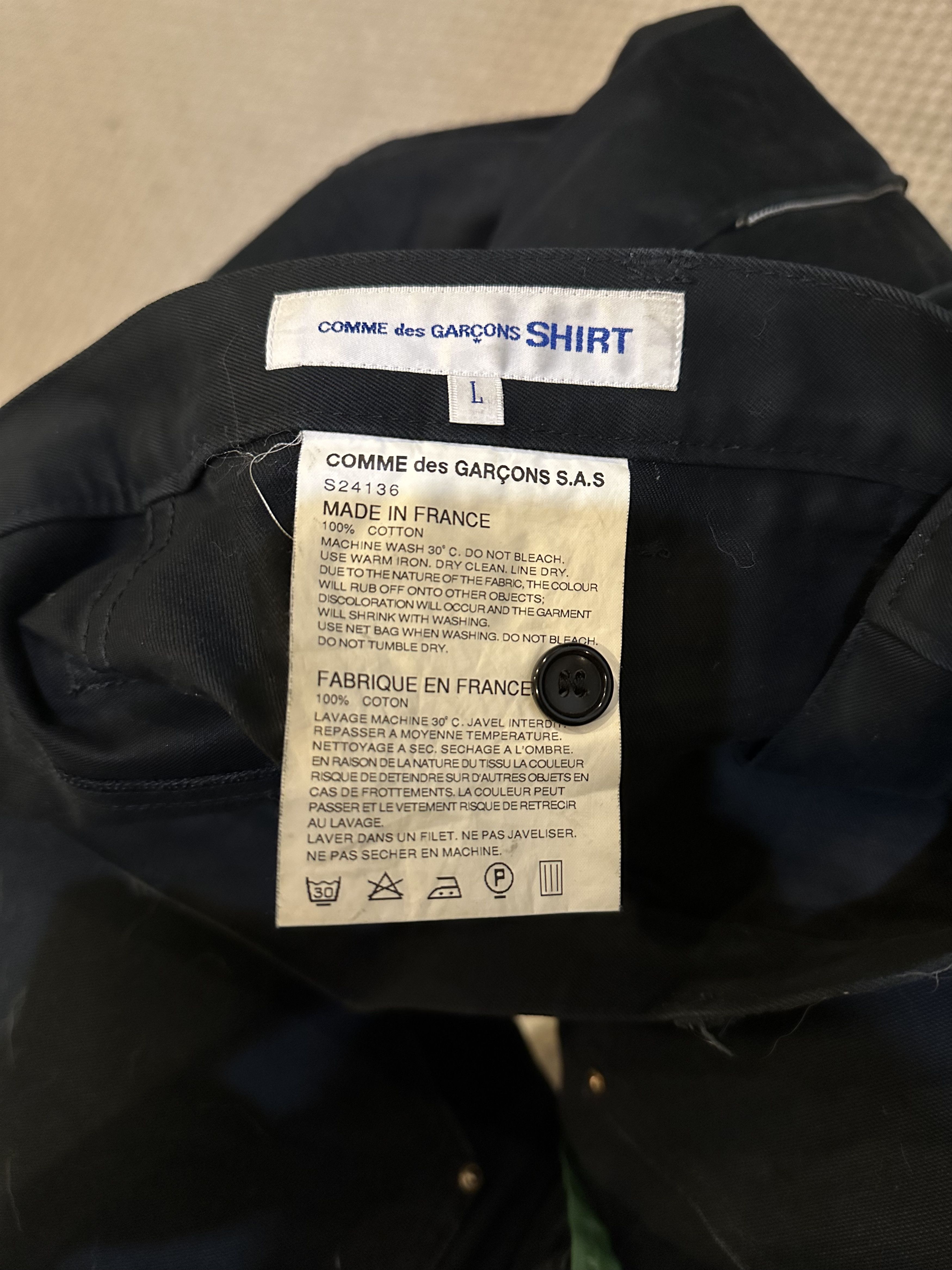 Comme des Garcons × Comme des Garcons SHIRT Comme des Garçons Shirt Zippered Bondage Pants WITH ZIPPERS Size US 33 - 6 Thumbnail