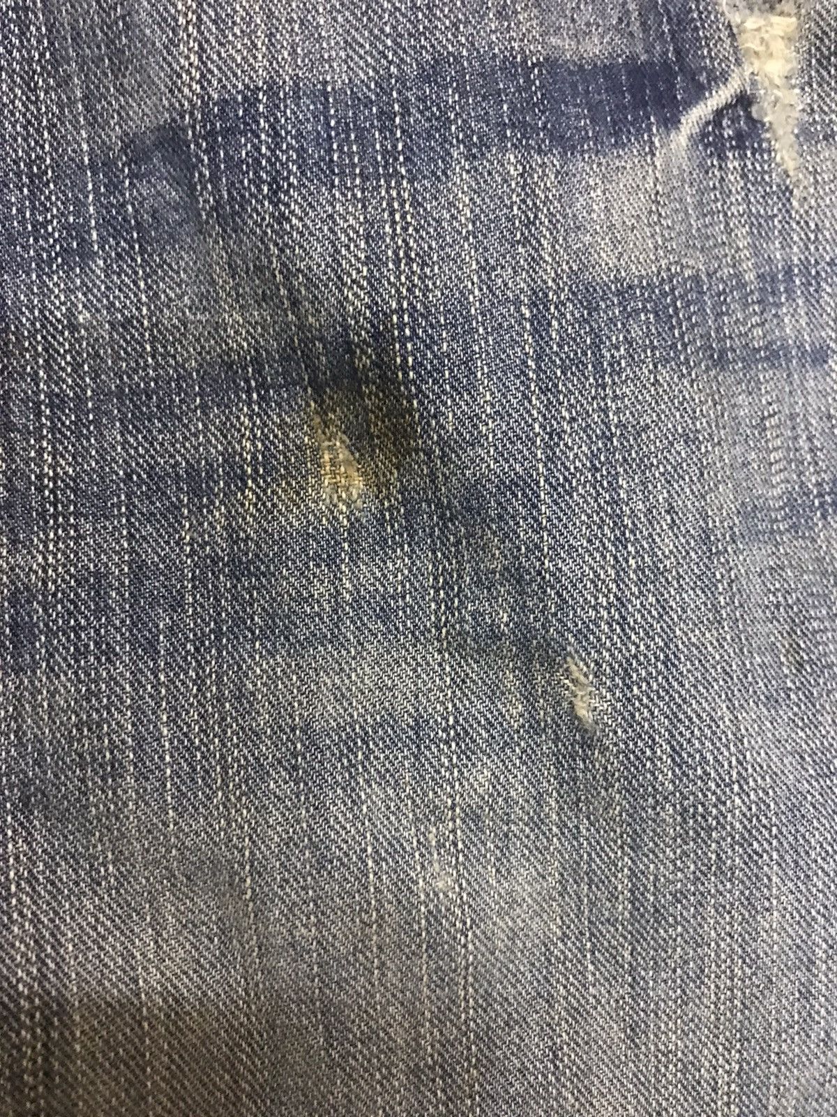 Edwin Flare EDWIN XVS Cinch Back Distressed Denim Size US 31 - 10 Thumbnail