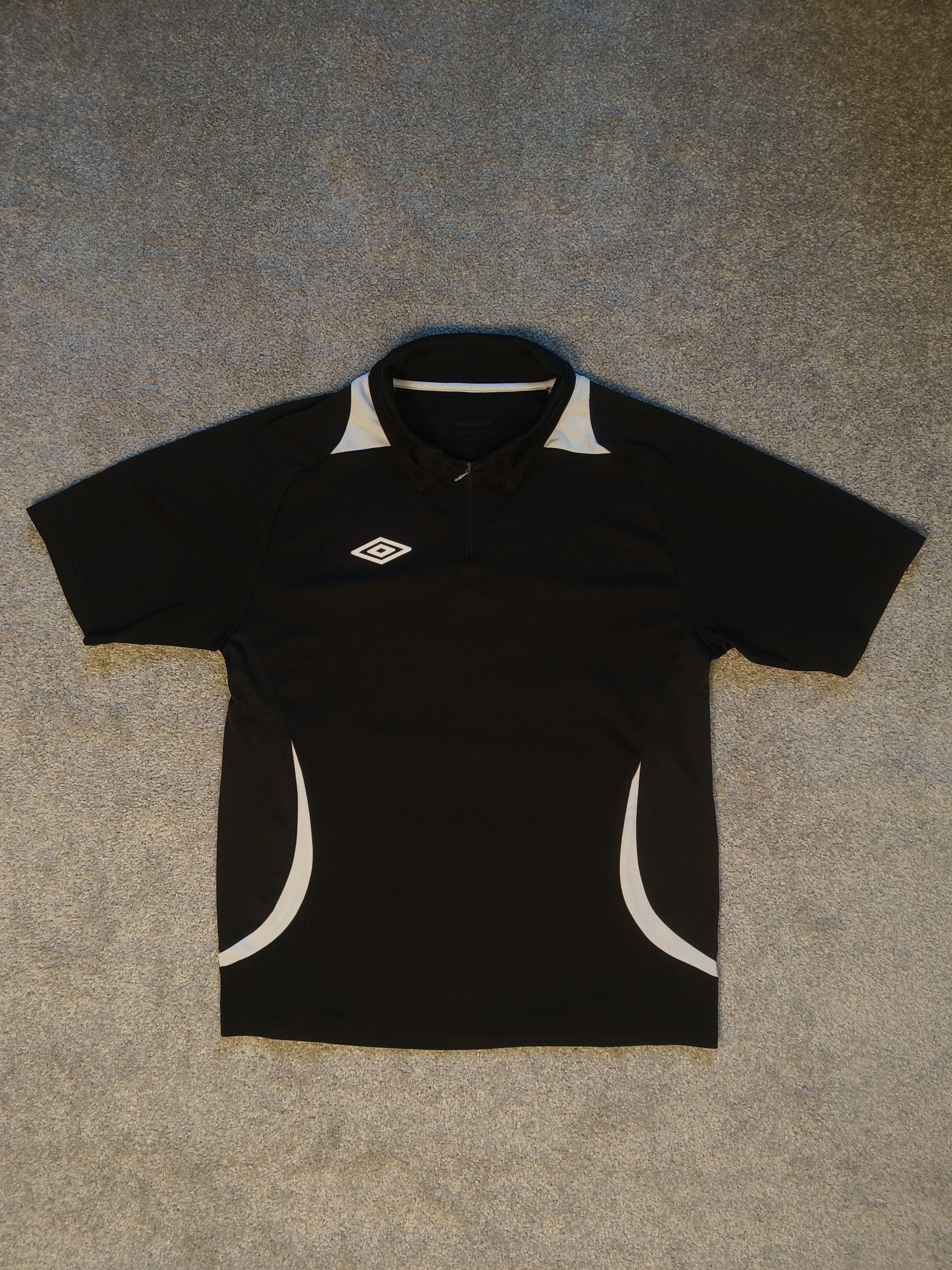 Umbro × Vintage Umbro Short-Sleeve 1/5 Polo Jersey Size US M / EU 48-50 / 2 - 1 Thumbnail