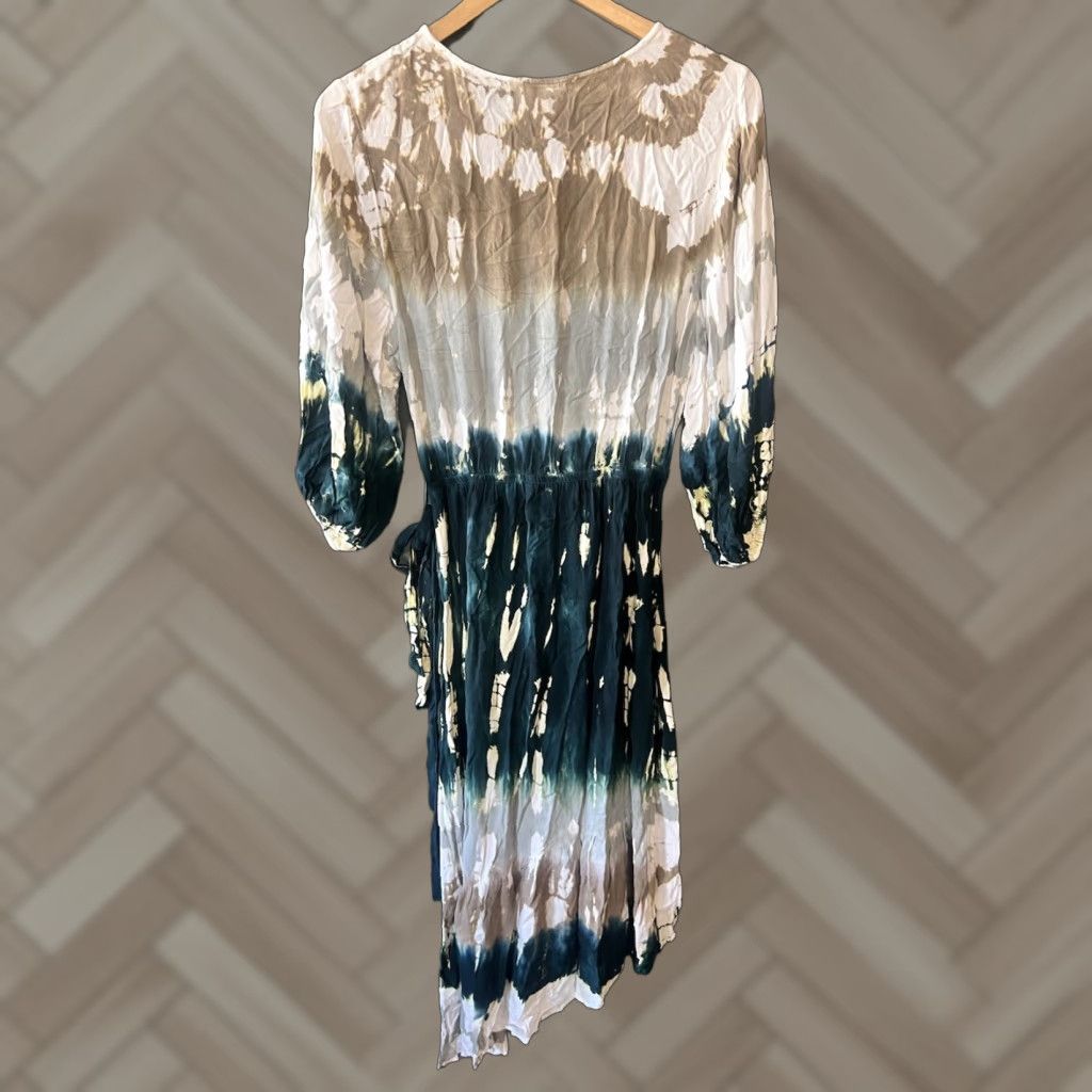 Young Fabulous & Broke Young Fabulous & Broke Tie Dye Long Slip Dress 3/4 Sleeve Multicolor S Women Size S / US 4 / IT 40 - 1 Thumbnail