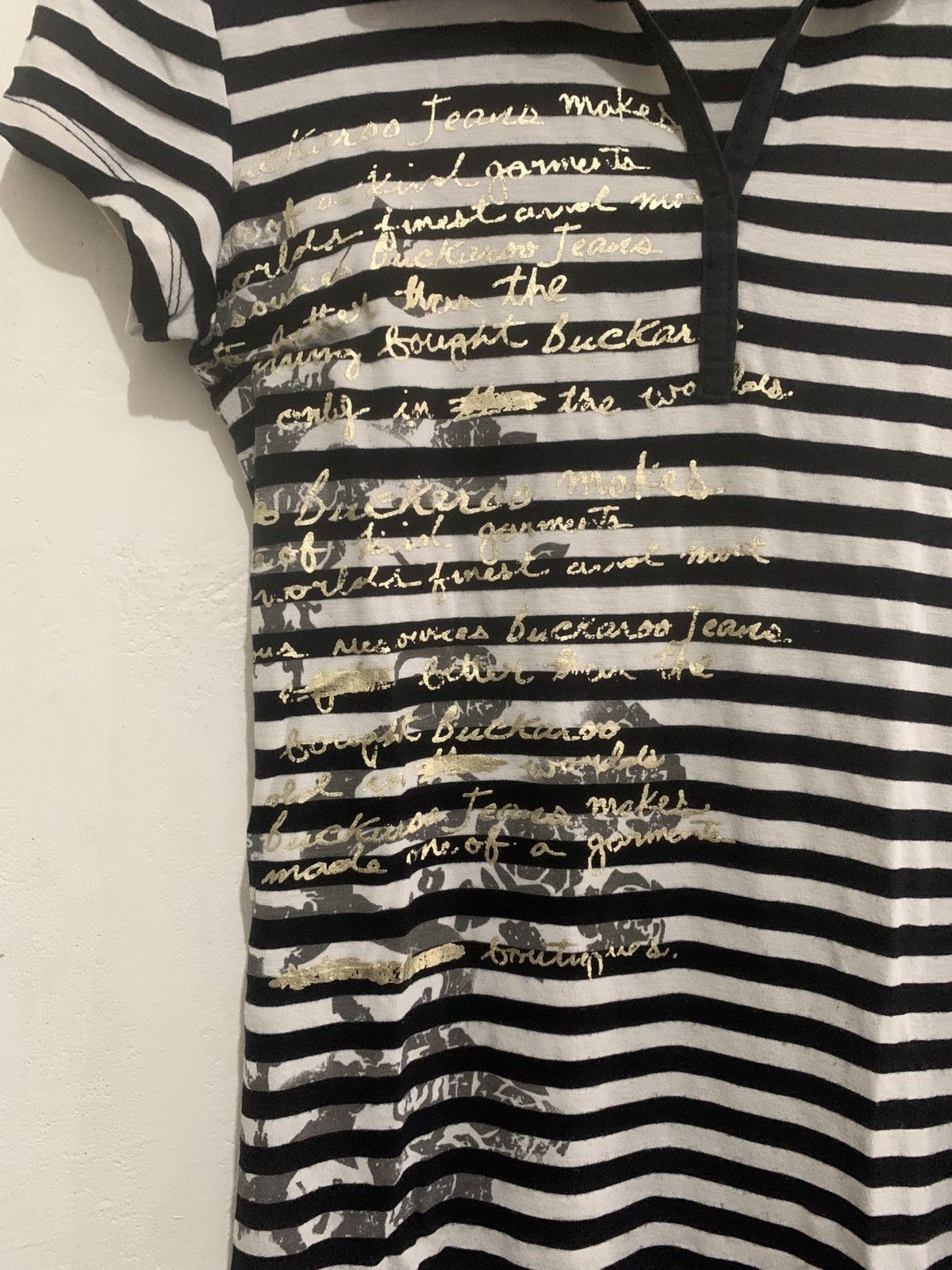Japanese Brand Buckaroo Poem Shirt Size XS / US 0-2 / IT 36-38 - 6 Thumbnail