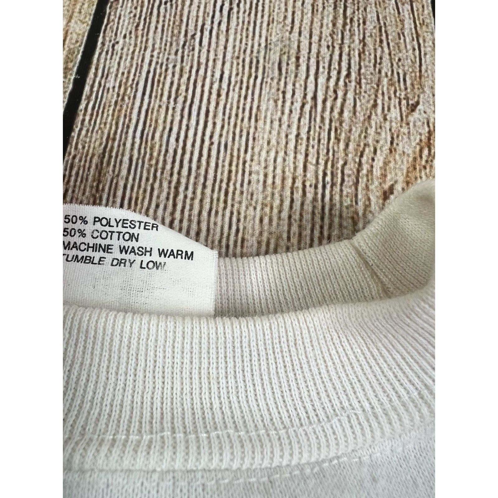 Vintage VINTAGE 80s Hunting Nature Whitetail Deer Pullover Raglan White Sweatshirt XL Mens White Graphic Print Fleece Pullover 80s Theme Size US XL / EU 56 / 4 - 6 Thumbnail