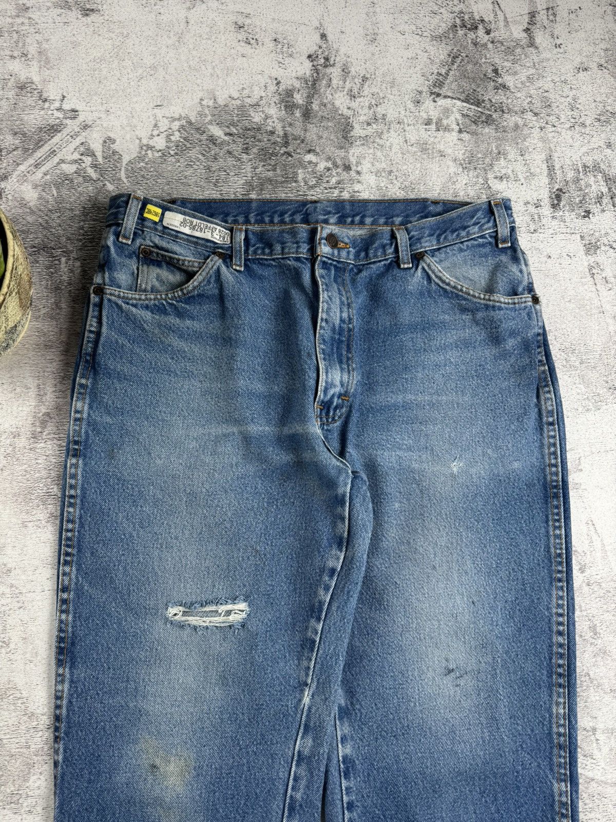 Dickies Faded Dickies Work Y2K Very Worn Denim 38/32 Jeans Pants Size US 38 / EU 54 - 8 Thumbnail