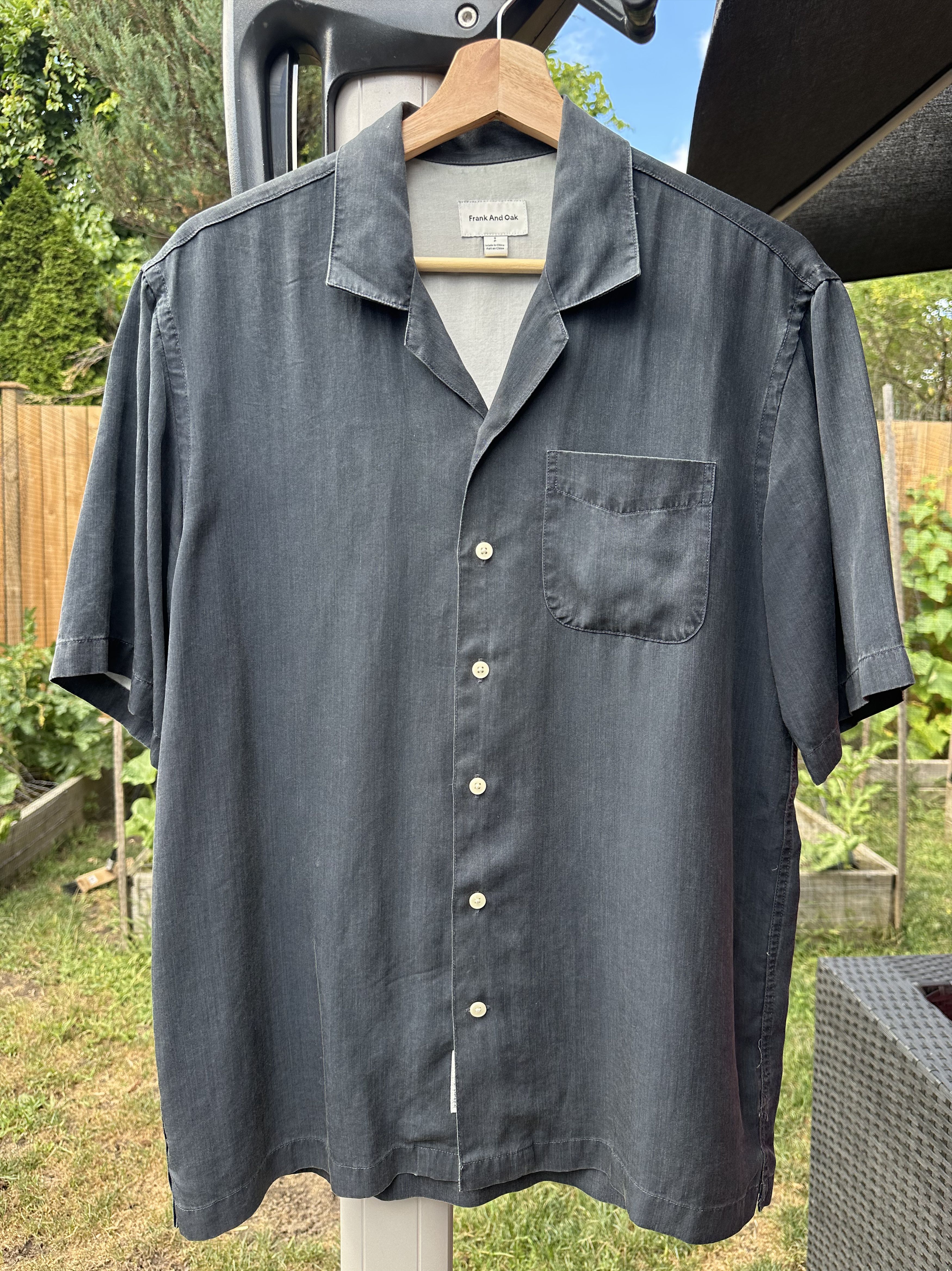 Frank & Oak Tencel Camp Collar Size US S / EU 44-46 / 1 - 1 Thumbnail