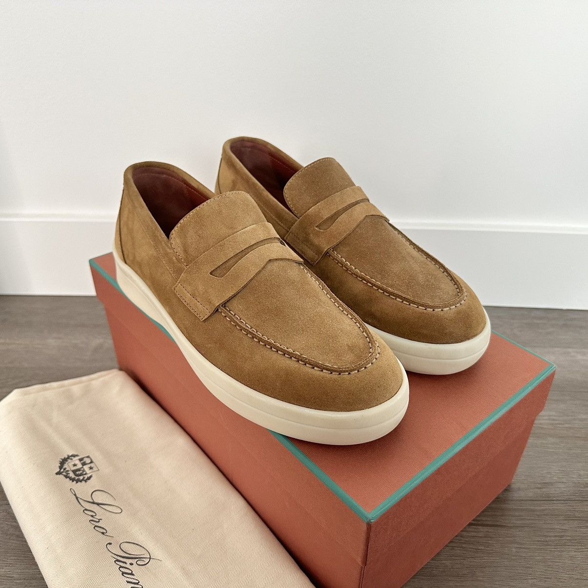 Loro Piana Ultimate Walk Loafer Brown Suede | Grailed