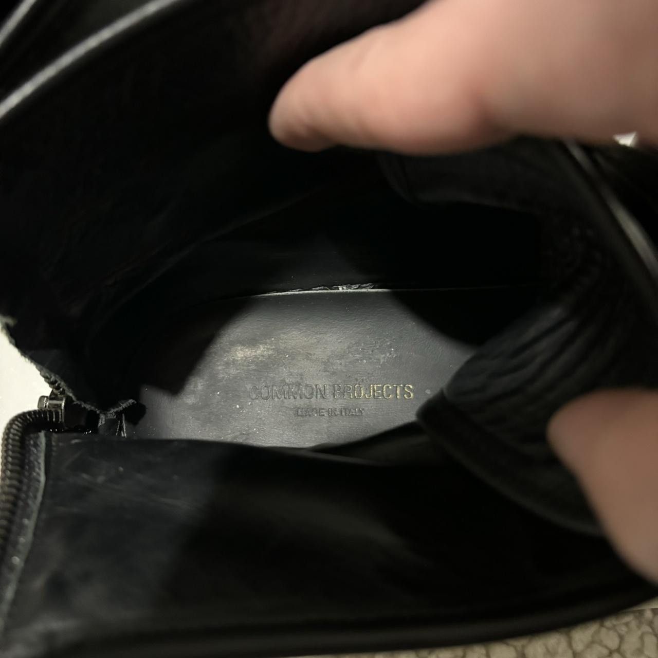Common Projects × Designer Common Projects Achilles Mid Black Leather Shoes - Size 42 Size US 9 / EU 42 - 7 Thumbnail
