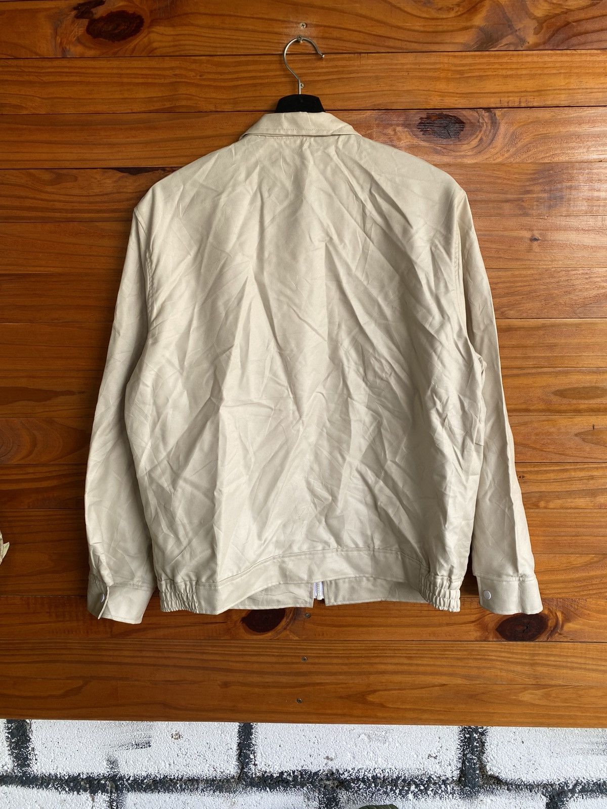 Vintage Vintage UNI Series Zip Jacket – Beige Workwear Style Jacket Size US L / EU 52-54 / 3 - 9 Thumbnail