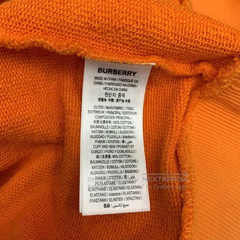 Burberry Burberry Women's Orange Knit Sweatshirt. Size S / US 4 / IT 40 - 8 Thumbnail