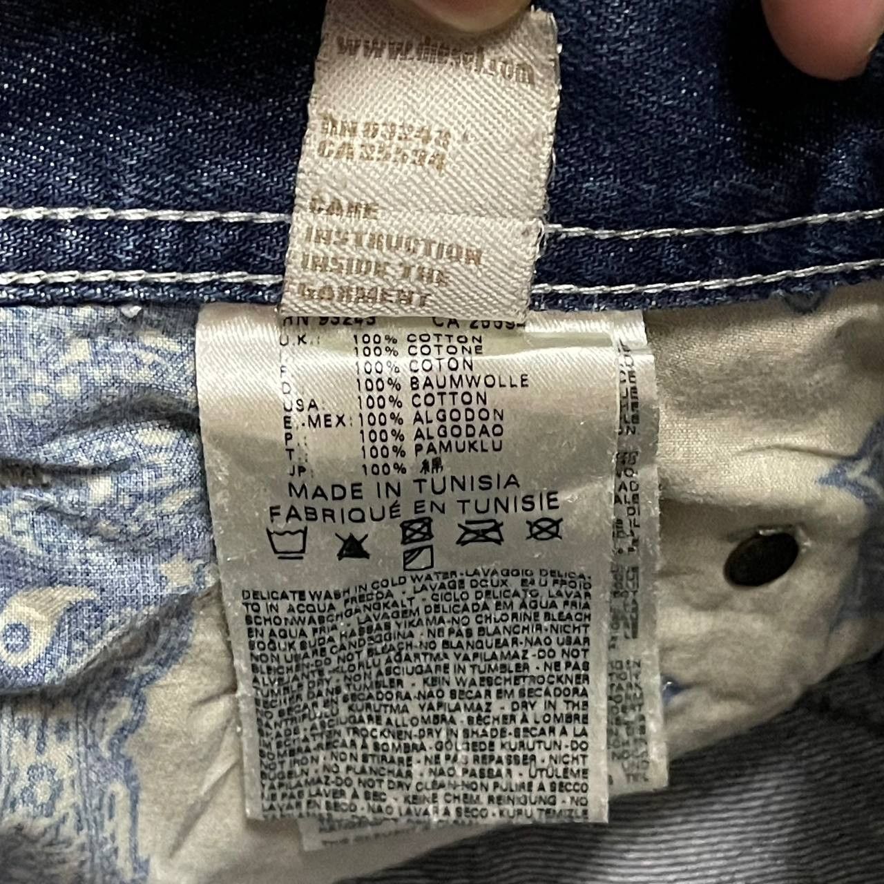 Diesel Vintage Diesel Industry Iakop Regular Slim Tapered Jeans Size US 31 - 12 Thumbnail