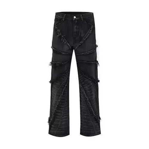 VIBE Vintage Raw Edge Heavy Rare Jeans Size US 33 - 6 Thumbnail