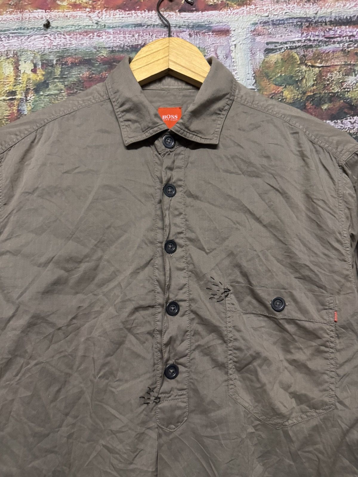 Hugo Boss Hugo Boss Half button up Size US M / EU 48-50 / 2 - 6 Thumbnail
