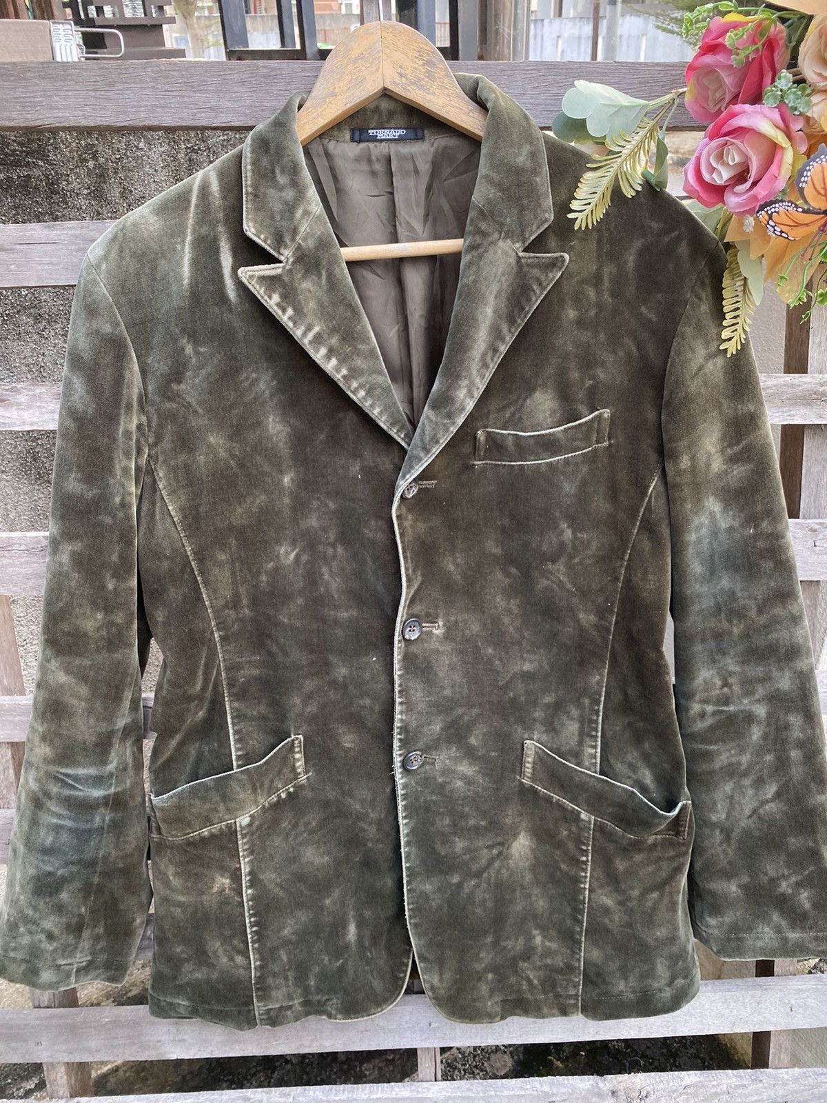 Tornado Mart 🔥 Distresed 🔥 Vintage Tornado Mart Velvet Jacket Size L / US 10 / IT 46 - 5 Thumbnail