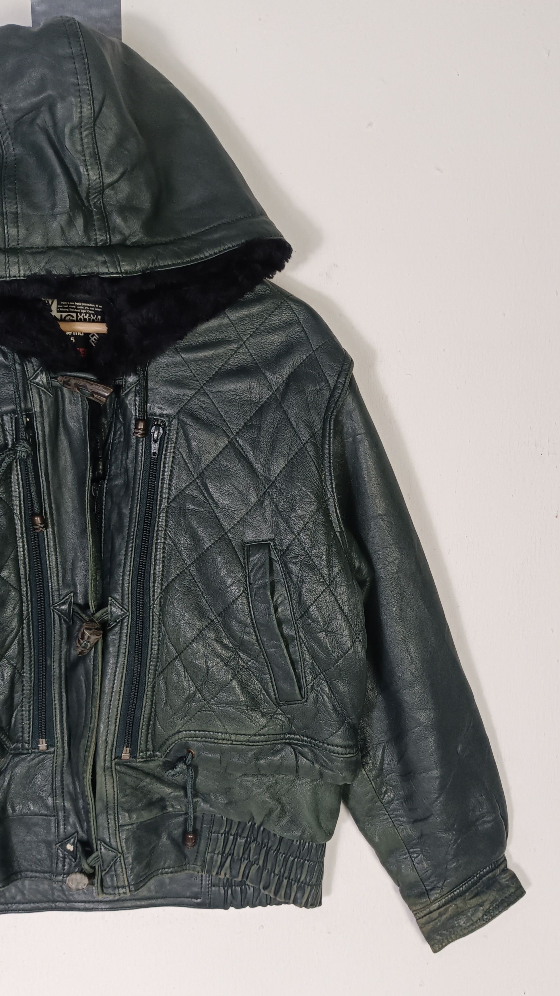 Japanese Brand Vintage🔥 City Gang Kaye Webb Leather Jacket Size US L / EU 52-54 / 3 - 3 Thumbnail