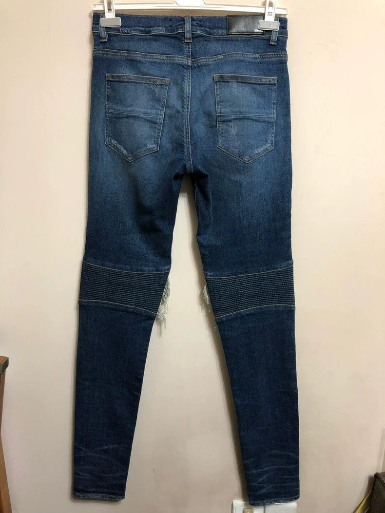 Amiri Amiri MX2 Leather Patch Jeans Size US 30 / EU 46 - 2 Thumbnail