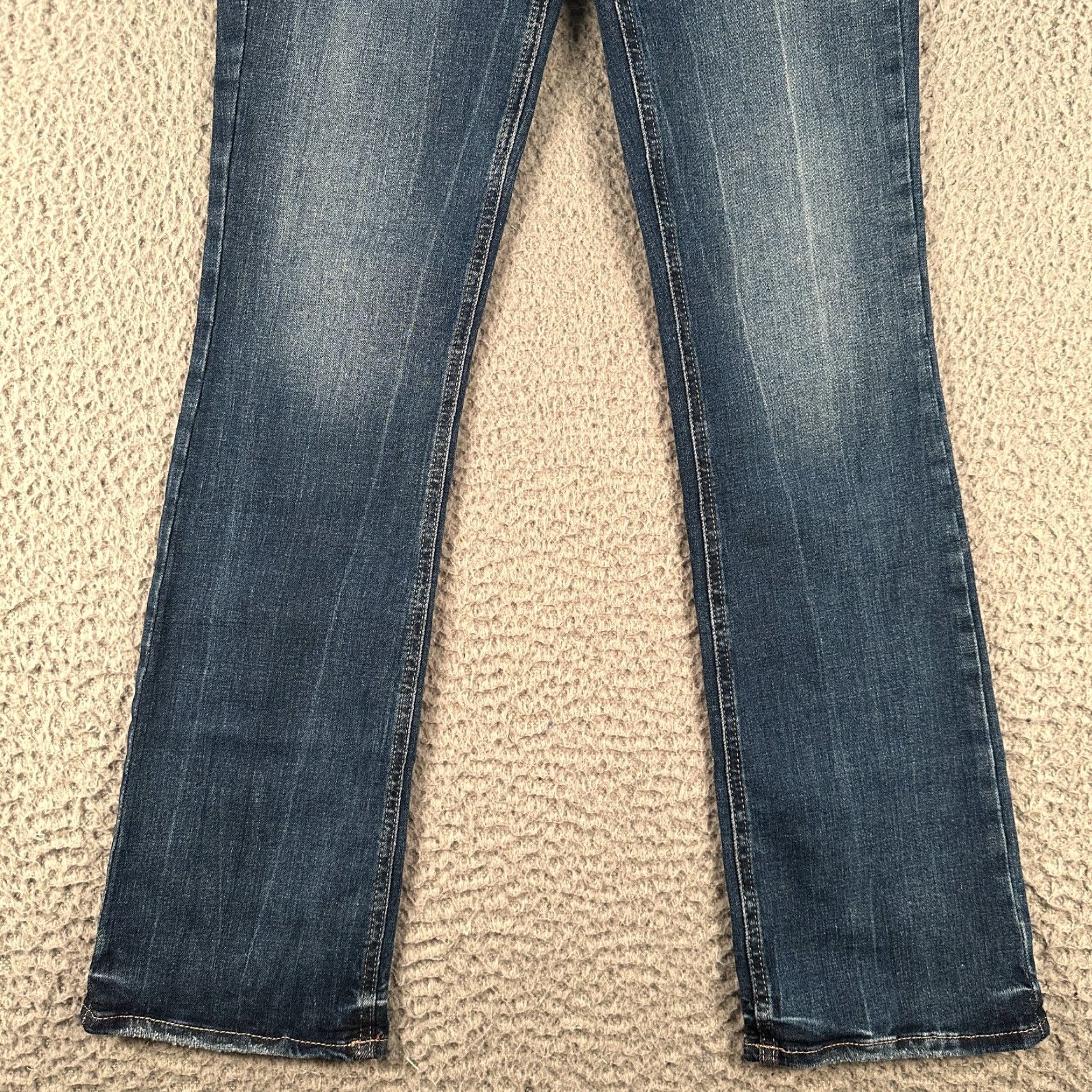 Silver Jeans Co. Silver Jeans Co Women's Jeans 27x32 Blue Suki Slim Bootcut Distressed Low Rise New Size 27" / US 4 / IT 40 - 3 Thumbnail