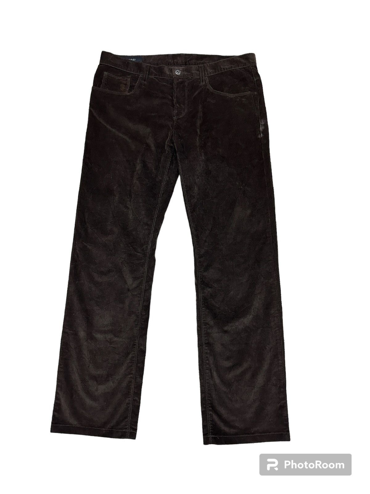 image of Gucci Corduroy Jeans Pant in Brown, Men's (Size 34)