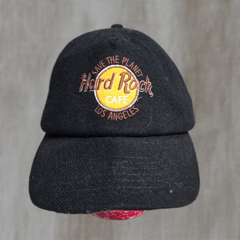 Hard Rock Cafe Hard Rock Cafe Hat Trucker One Size Adult Adjustable Strapback Black USA Vintage Mens/Womens? Size ONE SIZE - 1 Thumbnail