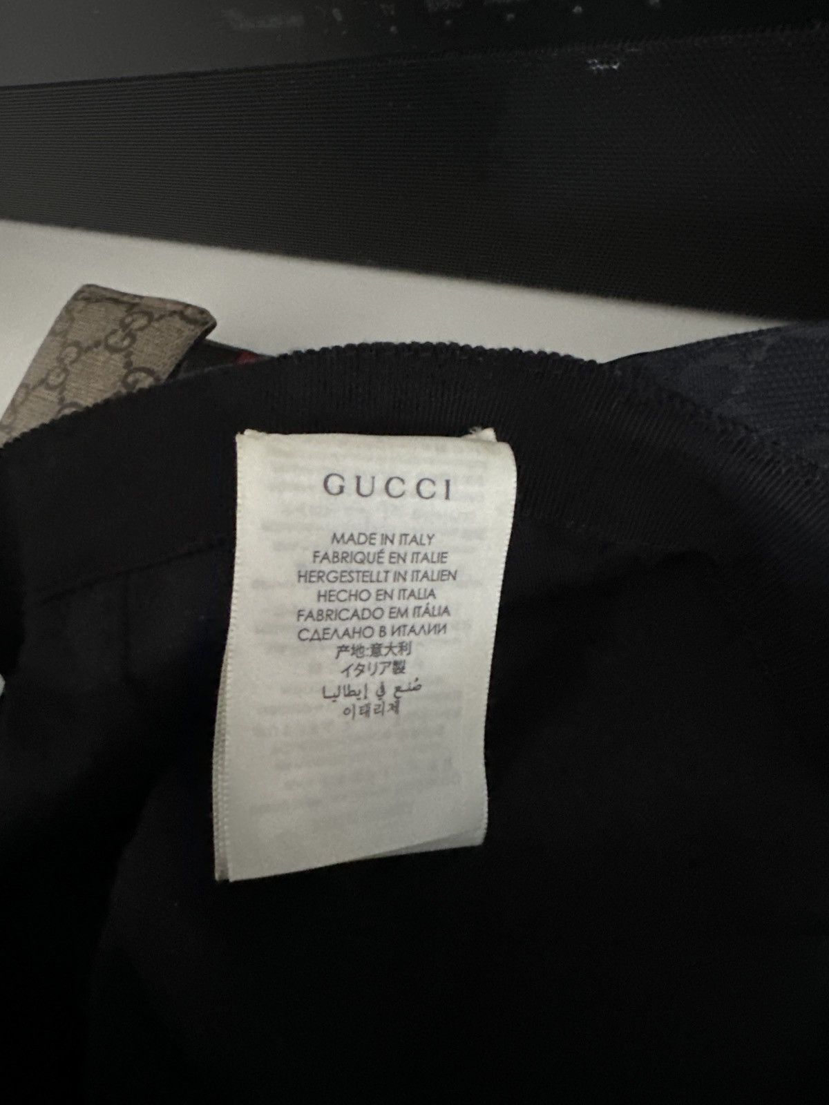 Gucci GG canvas baseball hat with Web Size ONE SIZE - 9 Thumbnail