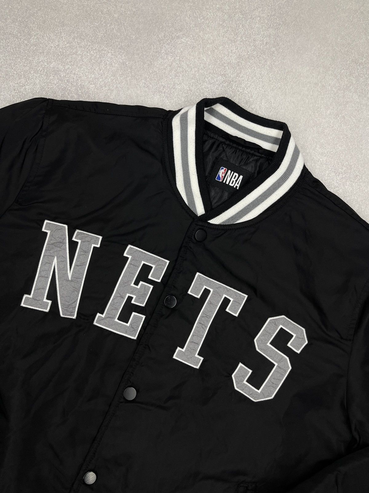 NBA Primark NBA Brooklyn Nets Durant 7 Bomber Jacket Black Size US M / EU 48-50 / 2 - 4 Thumbnail
