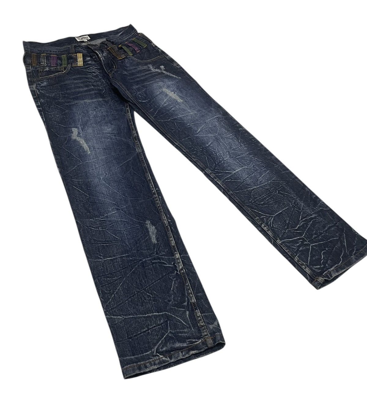 PPFM Nylaus Japan Double Waist Jeans Size US 30 / EU 46 - 3 Thumbnail