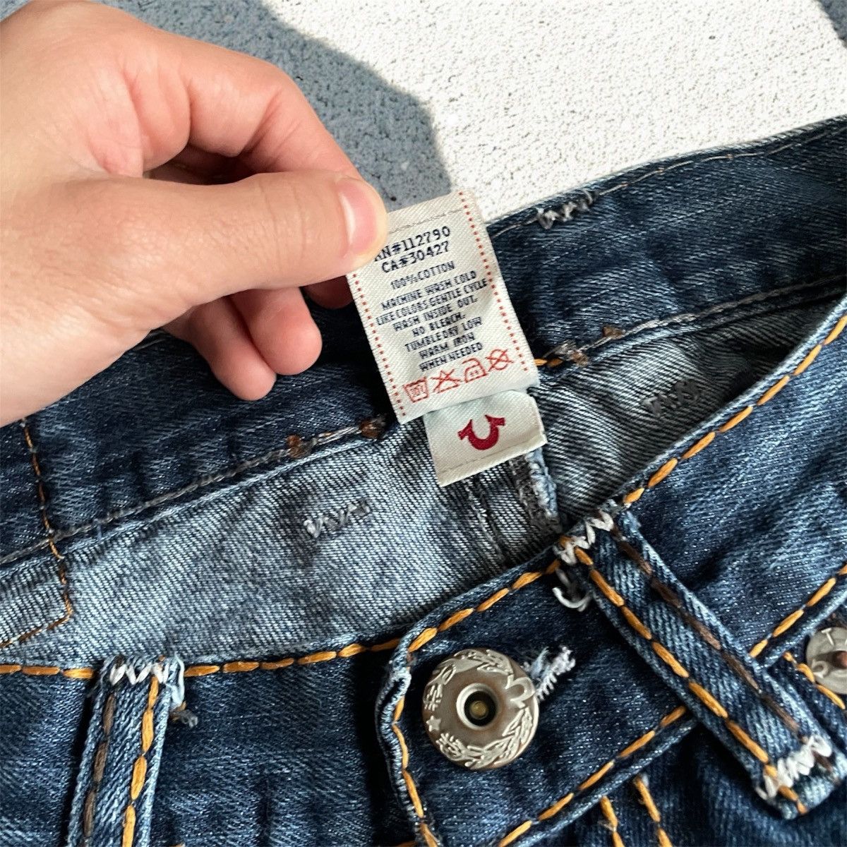 True Religion VINTAGE True Religion Jeans Section LOGAN Super T Size US 32 / EU 48 - 6 Thumbnail