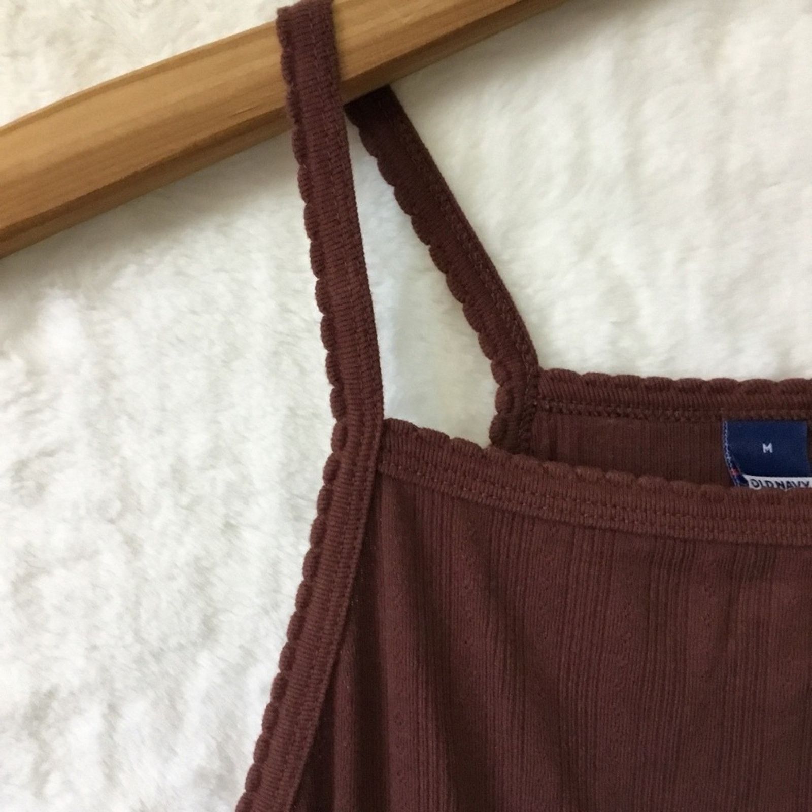 Old Navy Old Navy Brown EyeletTank Top Size M / US 6-8 / IT 42-44 - 2 Thumbnail