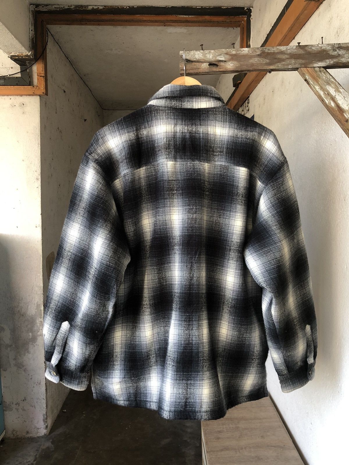Japanese Brand Vintage Collins International Flannel Inner Fleece Size US L / EU 52-54 / 3 - 11 Thumbnail