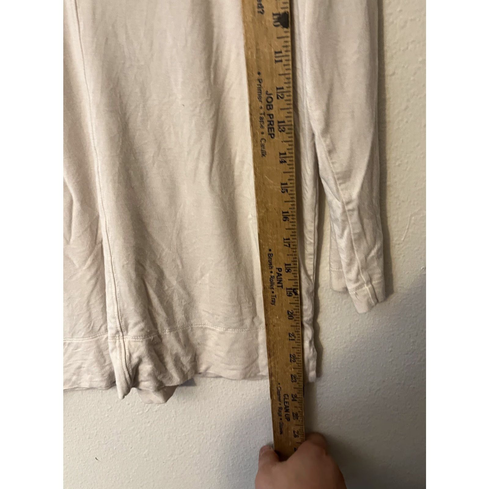 Club Monaco Club Monaco Womens Shirt XS Ivory Knit Long Sleeve 3/4 Sleeve Pullover Blouse Silk Viscose Elastane Size XS / US 0-2 / IT 36-38 - 4 Thumbnail